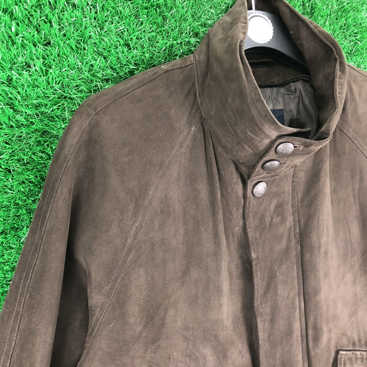 Moleskine Vintage 80's Moleskin Zipper Jacket Casual Worker by Element Size US L / EU 52-54 / 3 - 2 Thumbnail