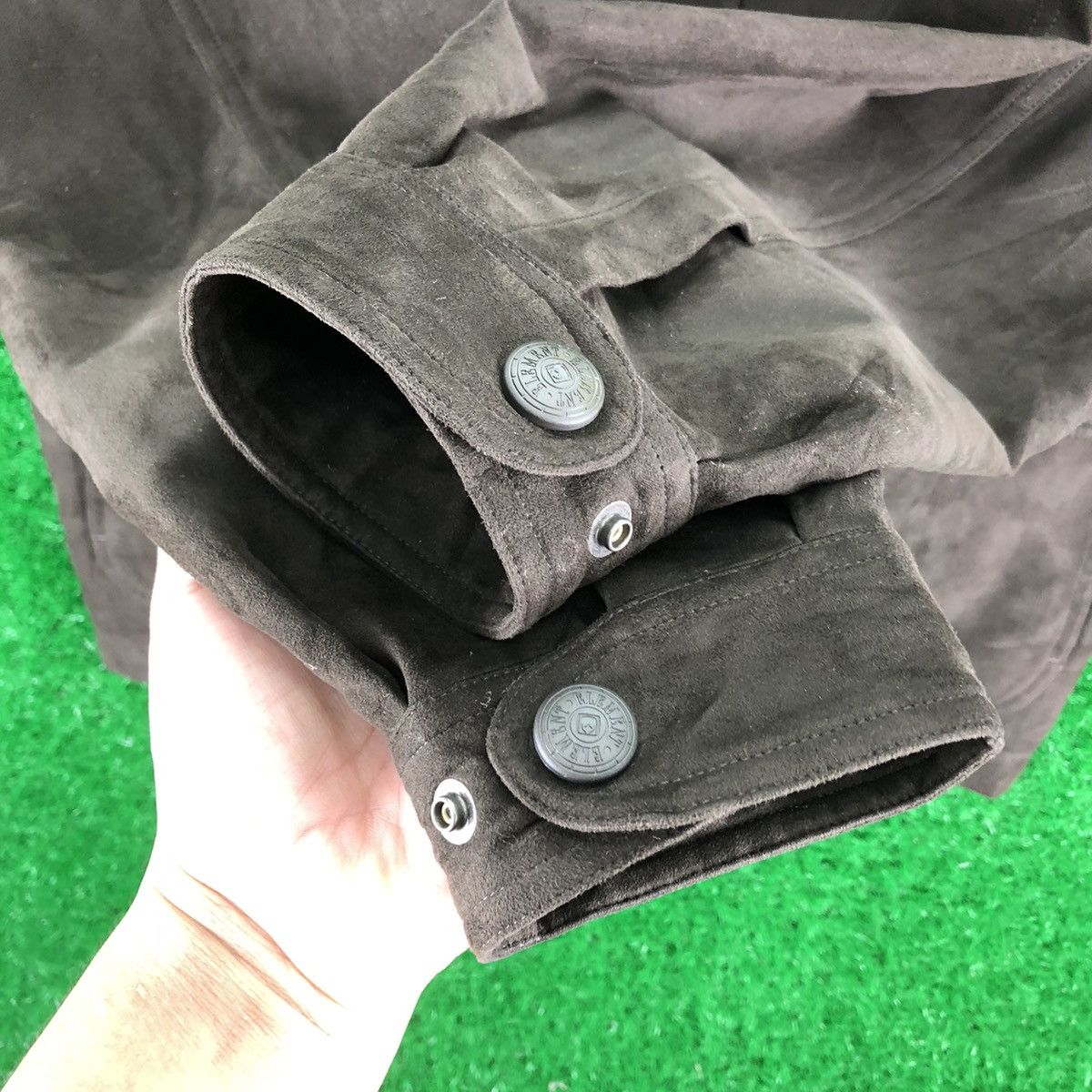 Moleskine Vintage 80's Moleskin Zipper Jacket Casual Worker by Element Size US L / EU 52-54 / 3 - 9 Thumbnail