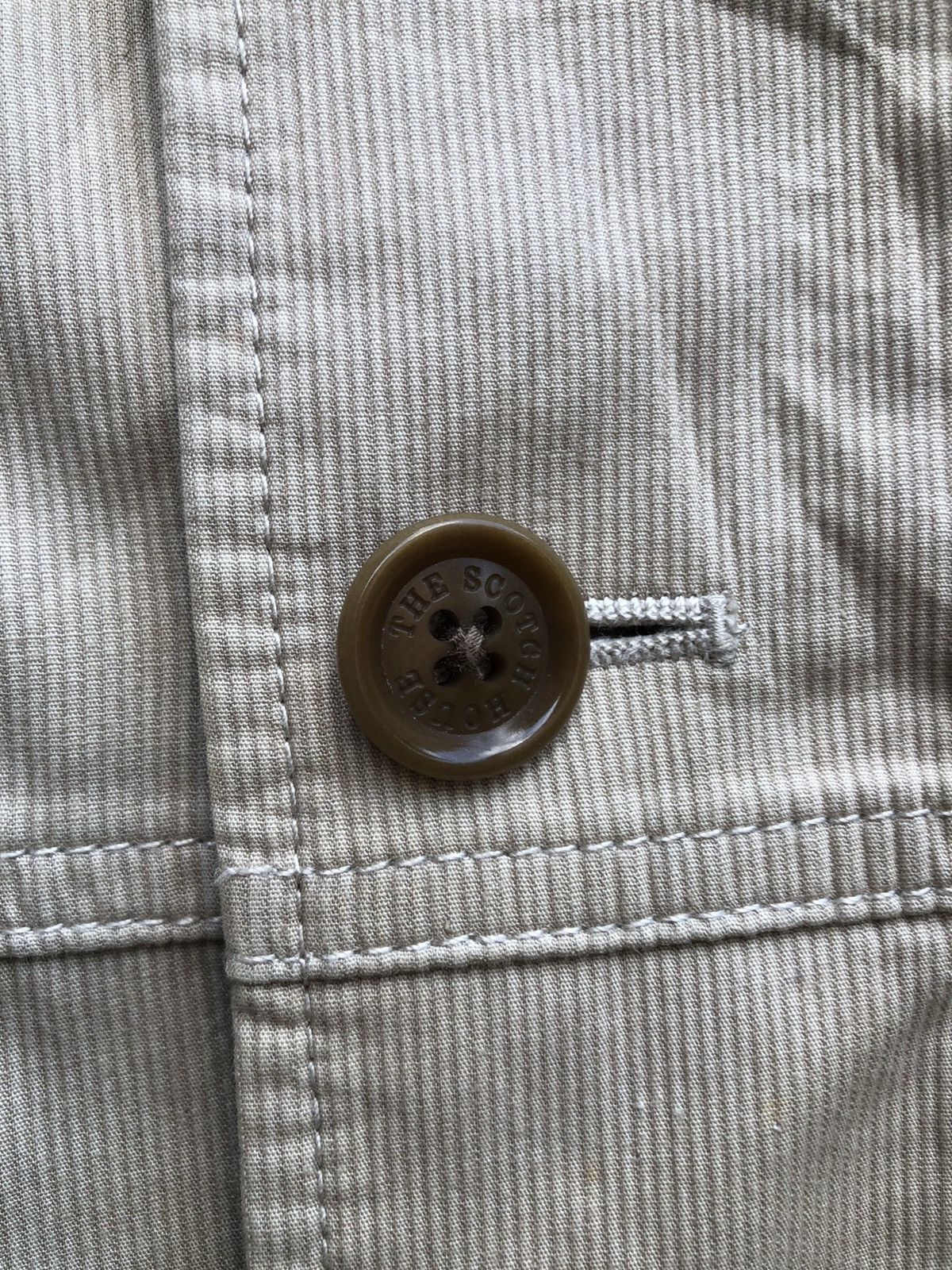 Japanese Brand Vintage Striped Chore Jacket by The Scotch House Size US M / EU 48-50 / 2 - 8 Thumbnail