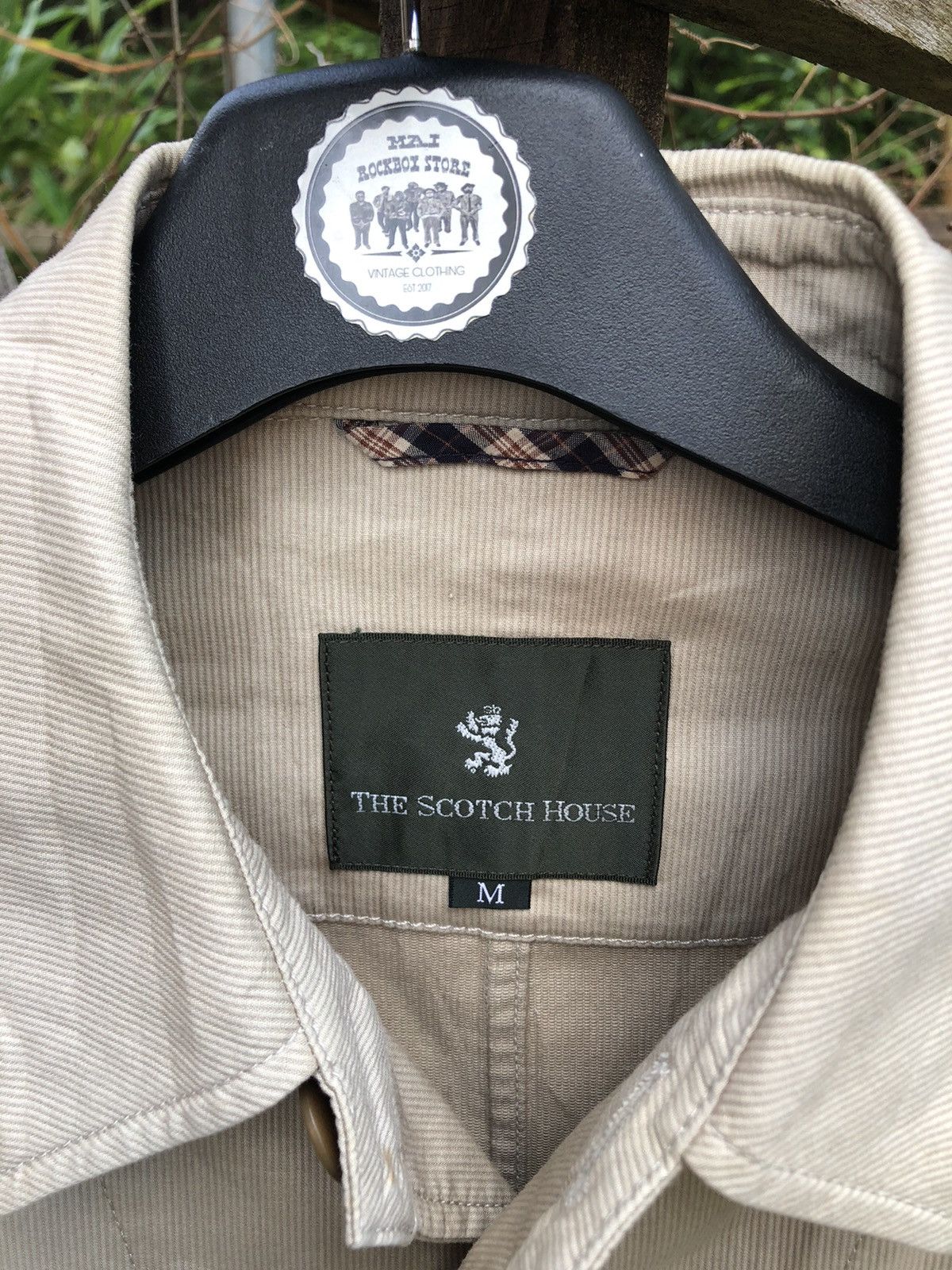 Japanese Brand Vintage Striped Chore Jacket by The Scotch House Size US M / EU 48-50 / 2 - 9 Thumbnail