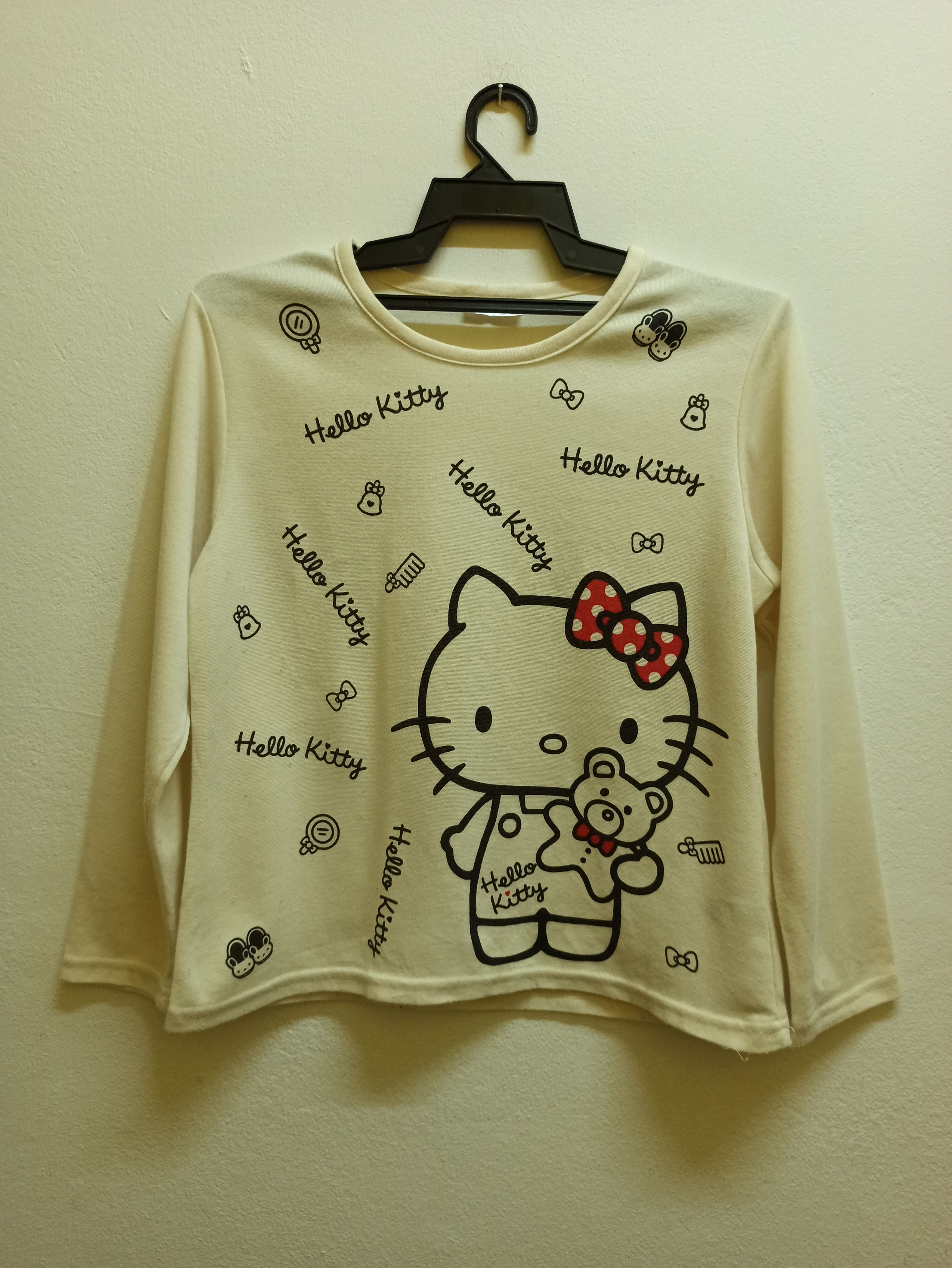 Cartoon Network Vintage🔥 Hello Kitty Night Wear Sweatshirts for Girl (c32) Size US L / EU 52-54 / 3 - 2 Thumbnail
