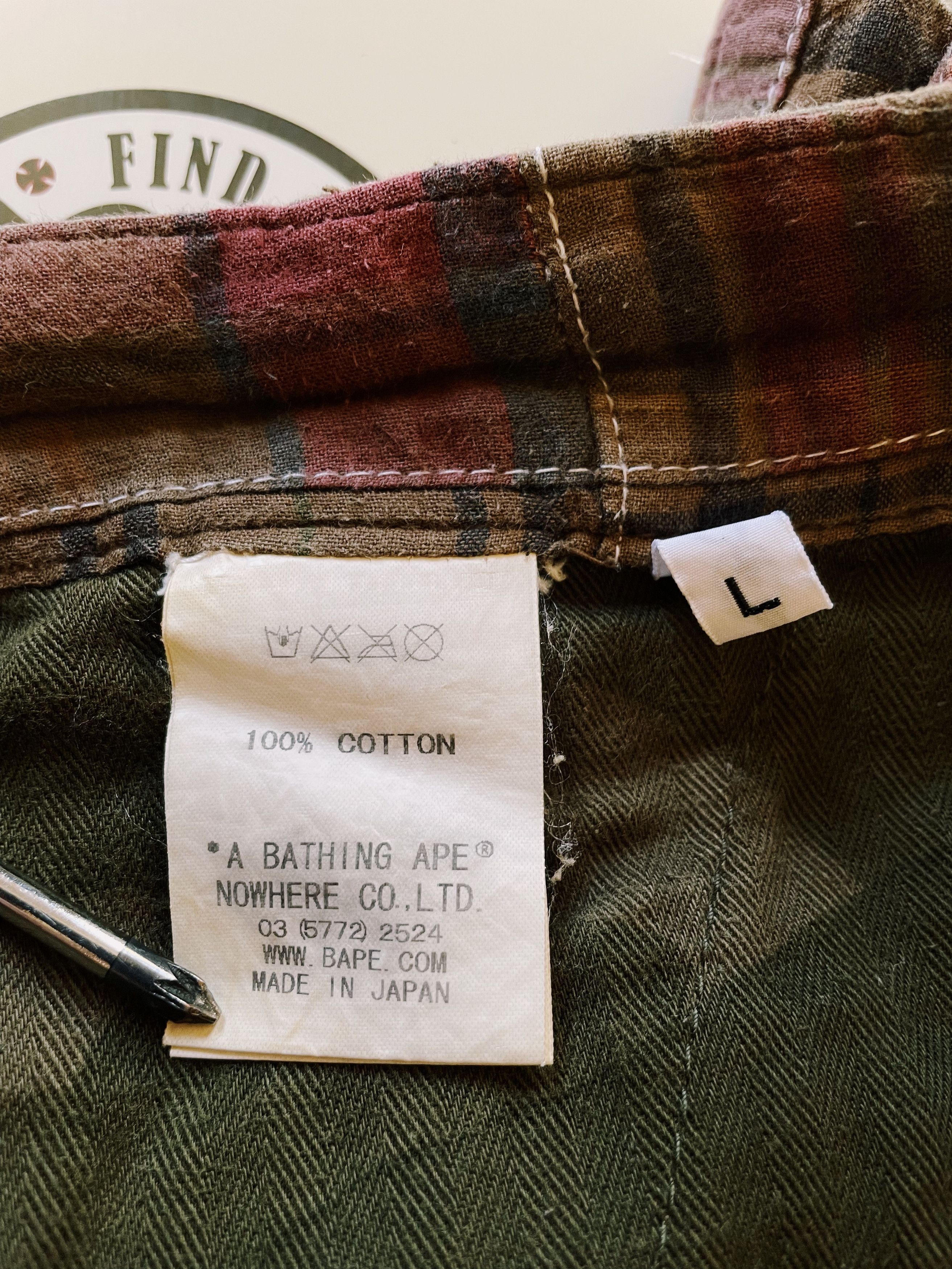 Bape Bape A Bathing Ape Checkered Shorts Brown / Red Size US 34 / EU 50 - 4 Thumbnail