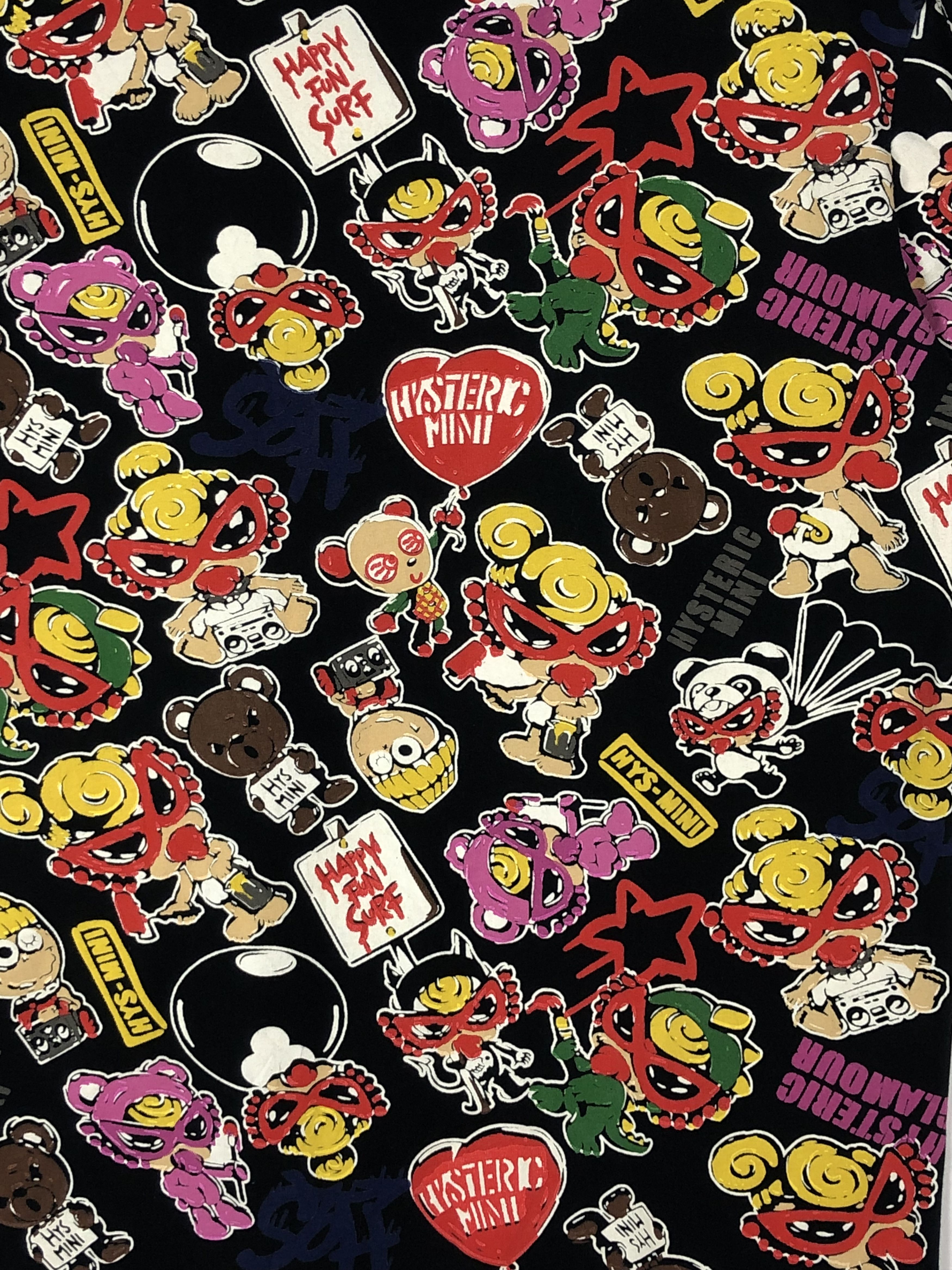 Hysteric Glamour SUPER RARE🔥VINTAGE HYSTERIC SUPERCUTE ALL OVER PRINT TEE Size US L / EU 52-54 / 3 - 11 Thumbnail
