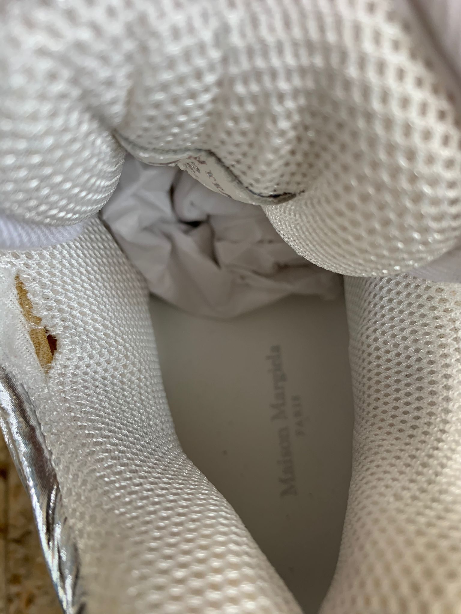 Maison Margiela Hiking Sole Trainer In Silver, Blue Sole Size US 9 / EU 42 - 11 Thumbnail