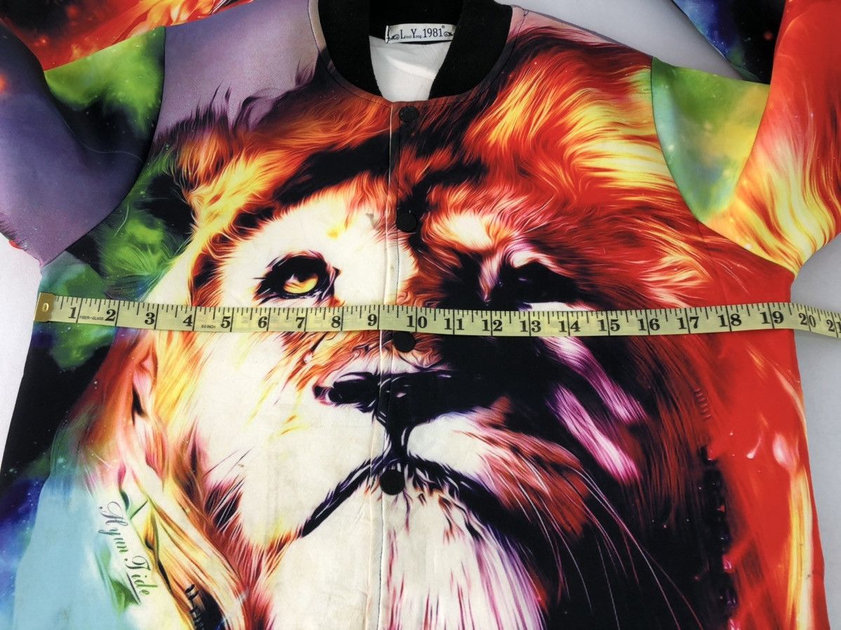 Japanese Brand Bomber Jacket Multicolour Lion Over Printed Snap Button Size US S / EU 44-46 / 1 - 10 Thumbnail
