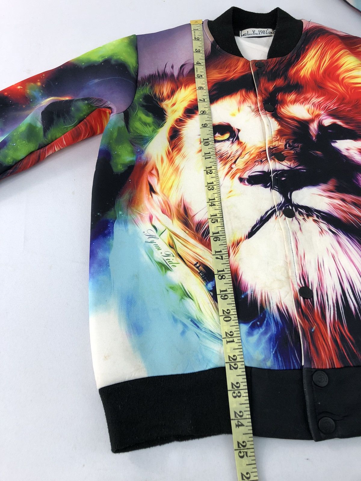 Japanese Brand Bomber Jacket Multicolour Lion Over Printed Snap Button Size US S / EU 44-46 / 1 - 11 Thumbnail