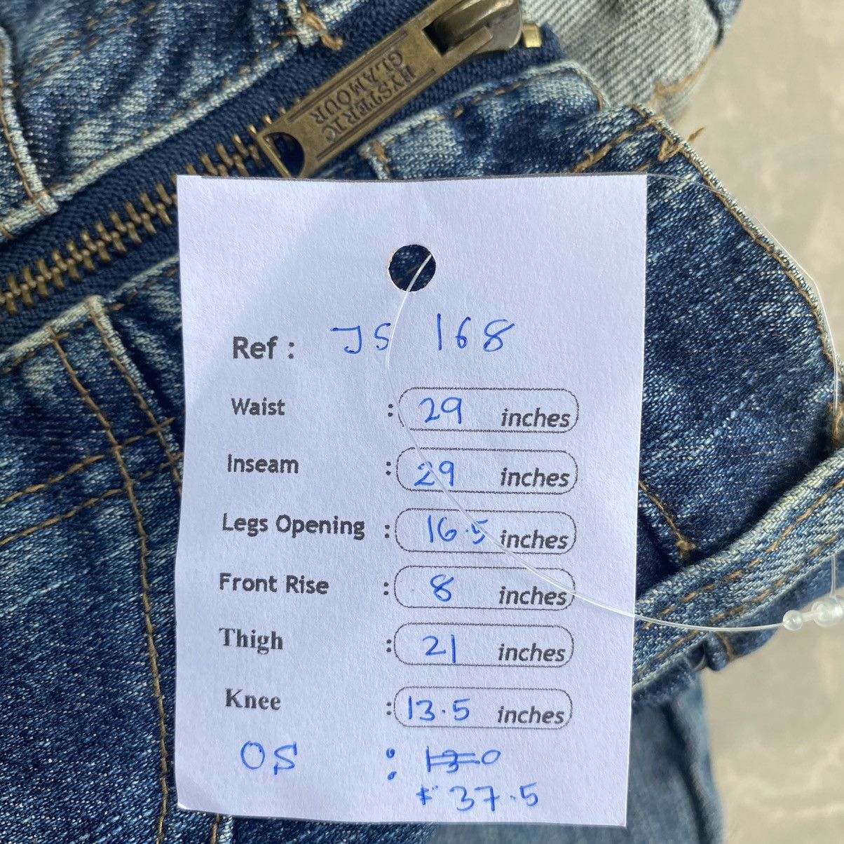 Hysteric Glamour × Japanese Brand Hysteric glamour jeans flare jeans Size 29" - 10 Thumbnail