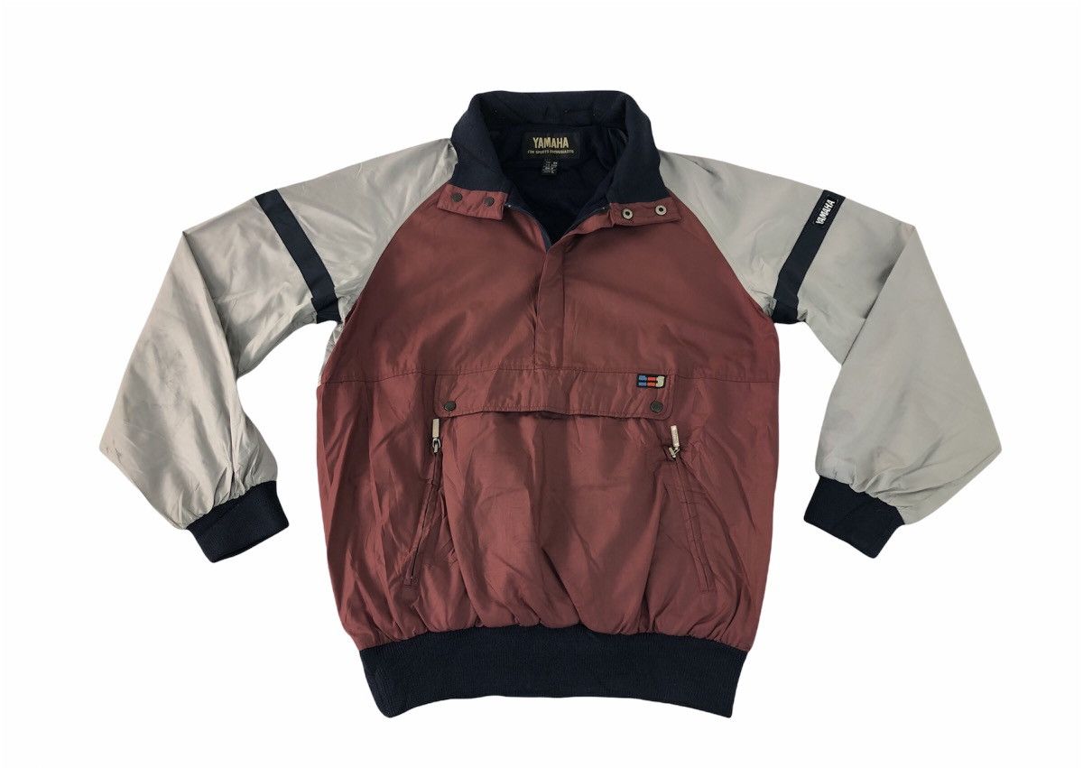 Yamaha 90s Ski Jacket Yamaha Big Front Pocket Half Zip Design Size US L / EU 52-54 / 3 - 1 Thumbnail