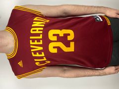 NBA AUTHENTIC Cleveland Cavaliers LeBron James #23 Champion Basketball  Trikot L