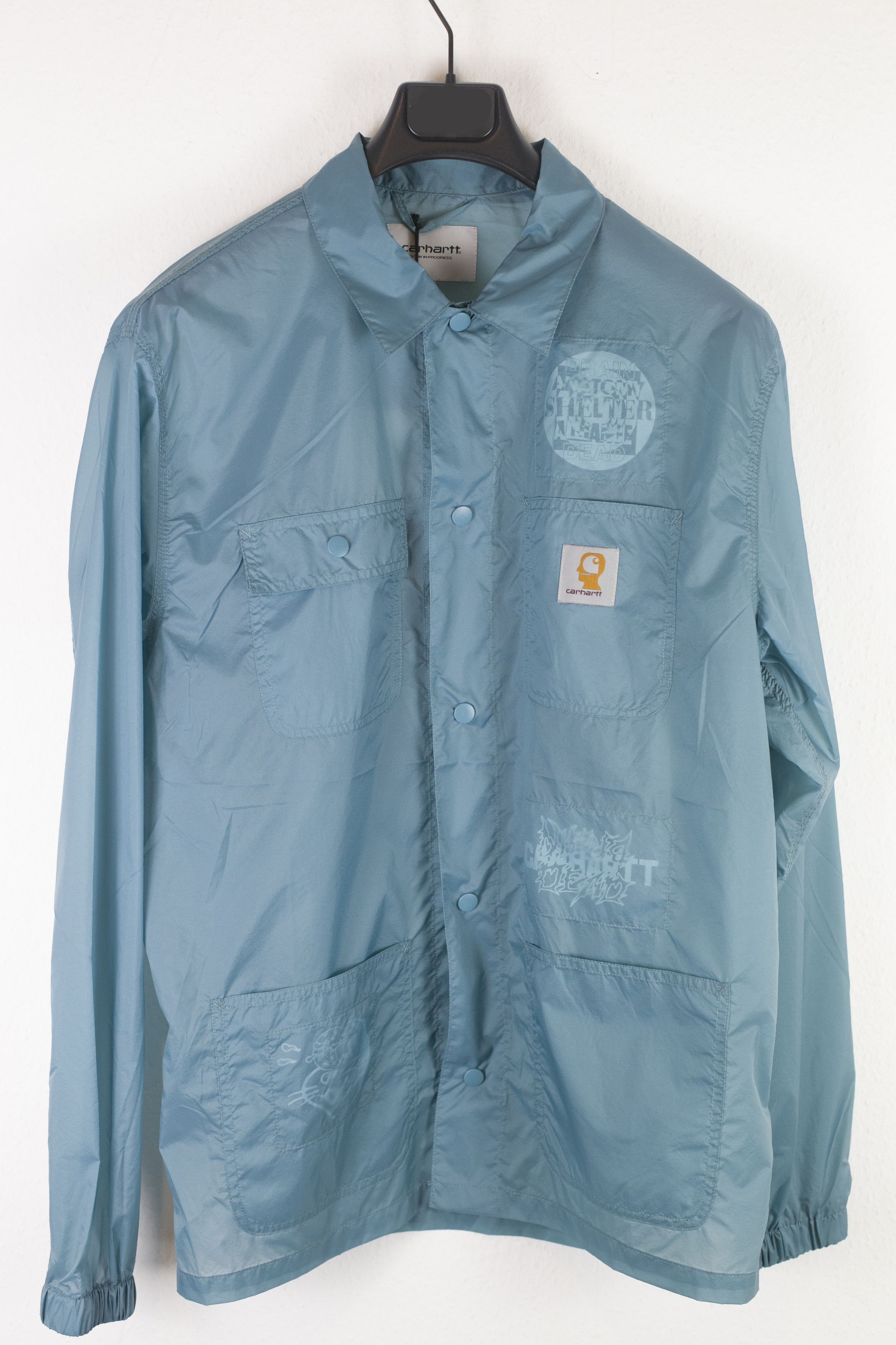 Brain Dead × Carhartt Wip NWT Carhartt WIP x Brain Dead Chore Coat Blue  Size L | Grailed