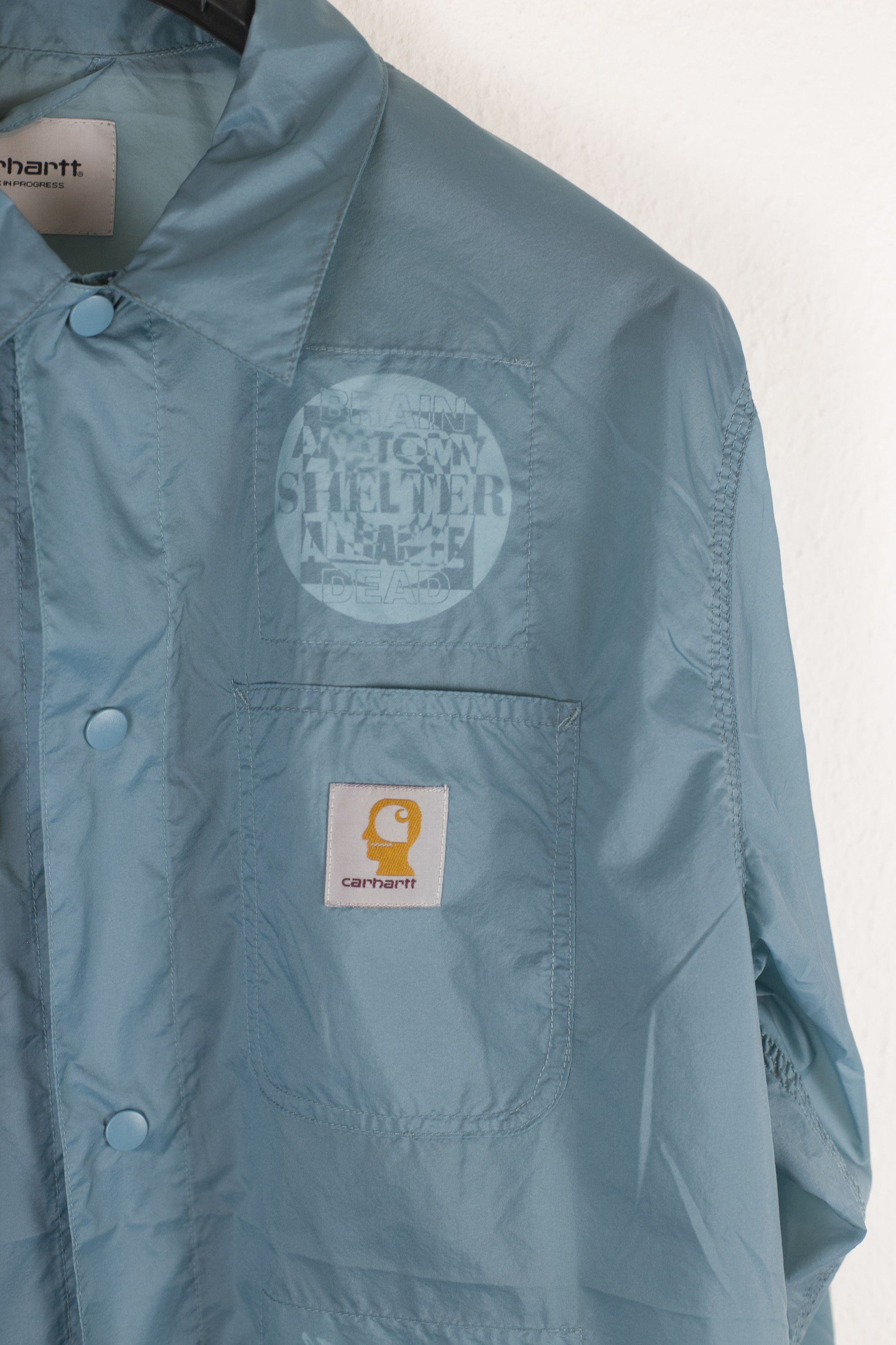 Brain Dead × Carhartt Wip NWT Carhartt WIP x Brain Dead Chore Coat Blue  Size L | Grailed