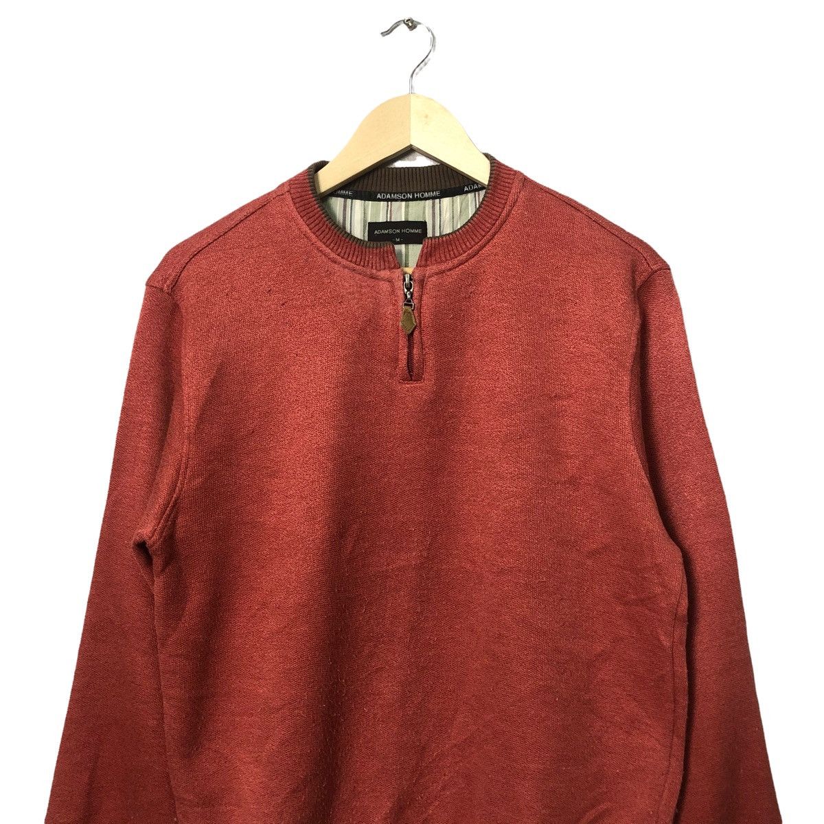 Japanese Brand Vintage Adamson Homme Half Zipper Sweatshirt Size US M / EU 48-50 / 2 - 4 Thumbnail