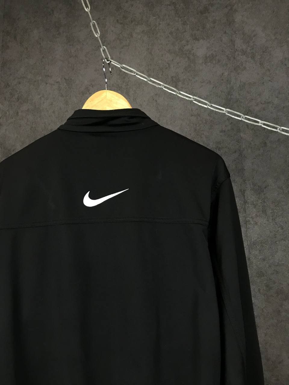 Vintage Nike swoosh streetwear vintage black zip sweatshirt Size US S / EU 44-46 / 1 - 7 Thumbnail
