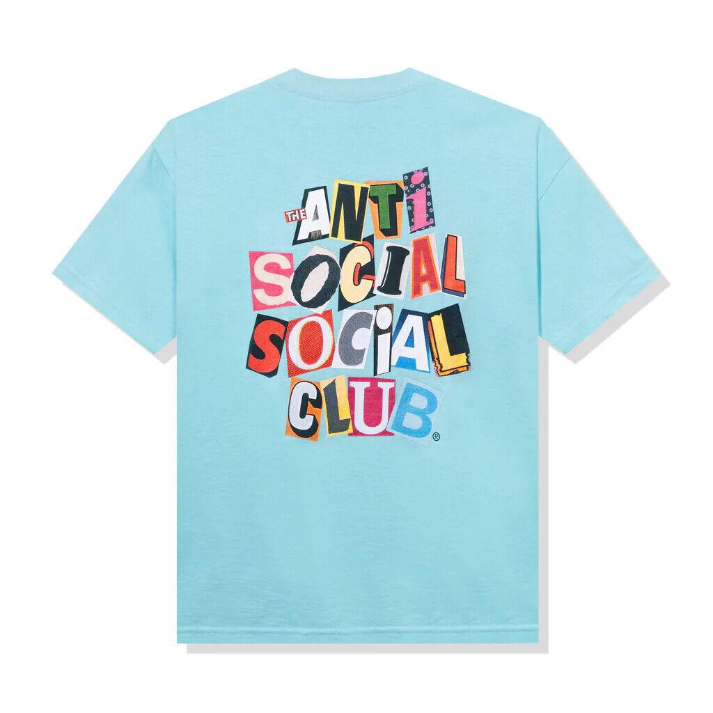 Anti Social Social Club Torn Pages Of Story Blue Tee ASSC