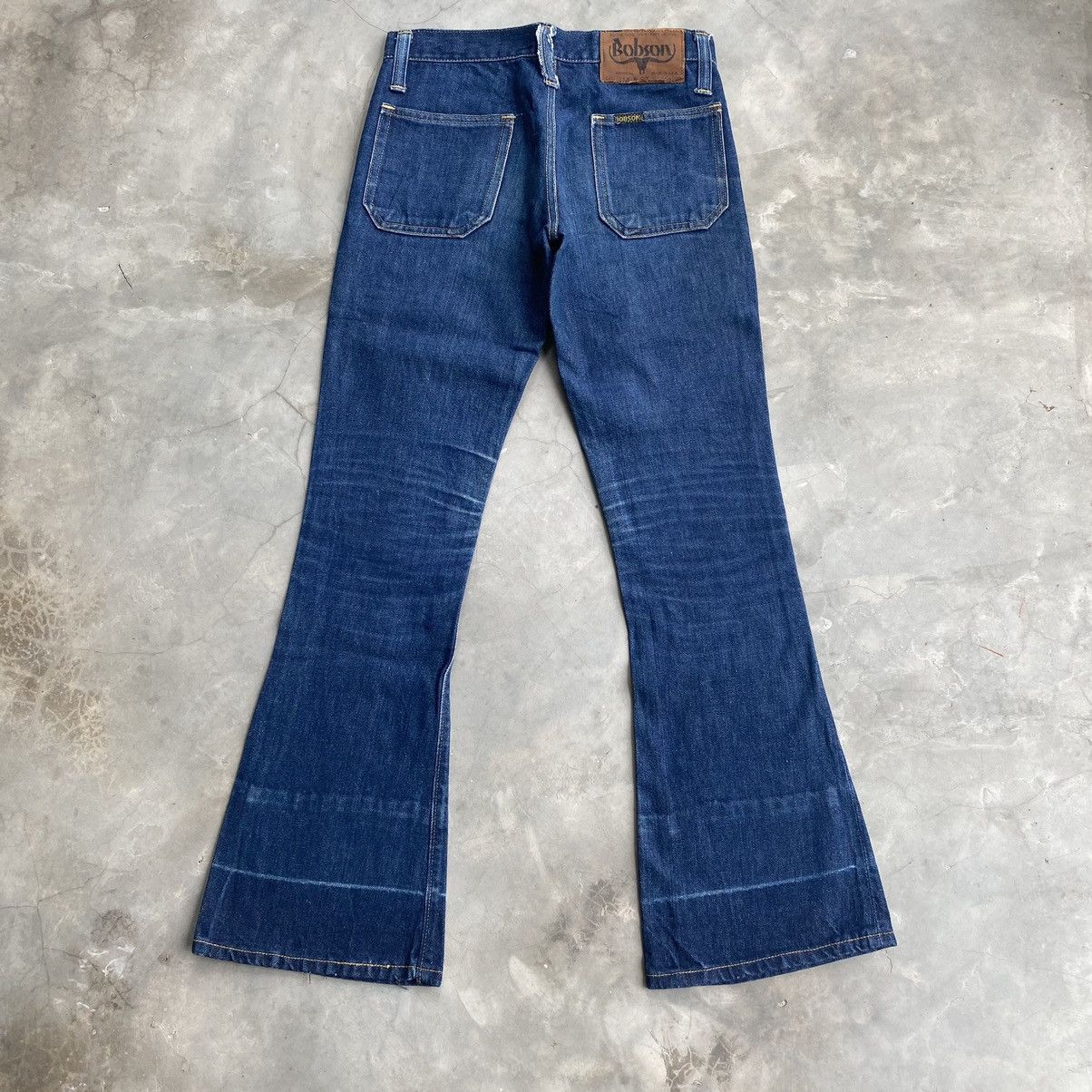 Vintage Vintage 70s Bobson bush pants flare jeans bell bottoms Size 27" / US 4 / IT 40 - 10 Thumbnail