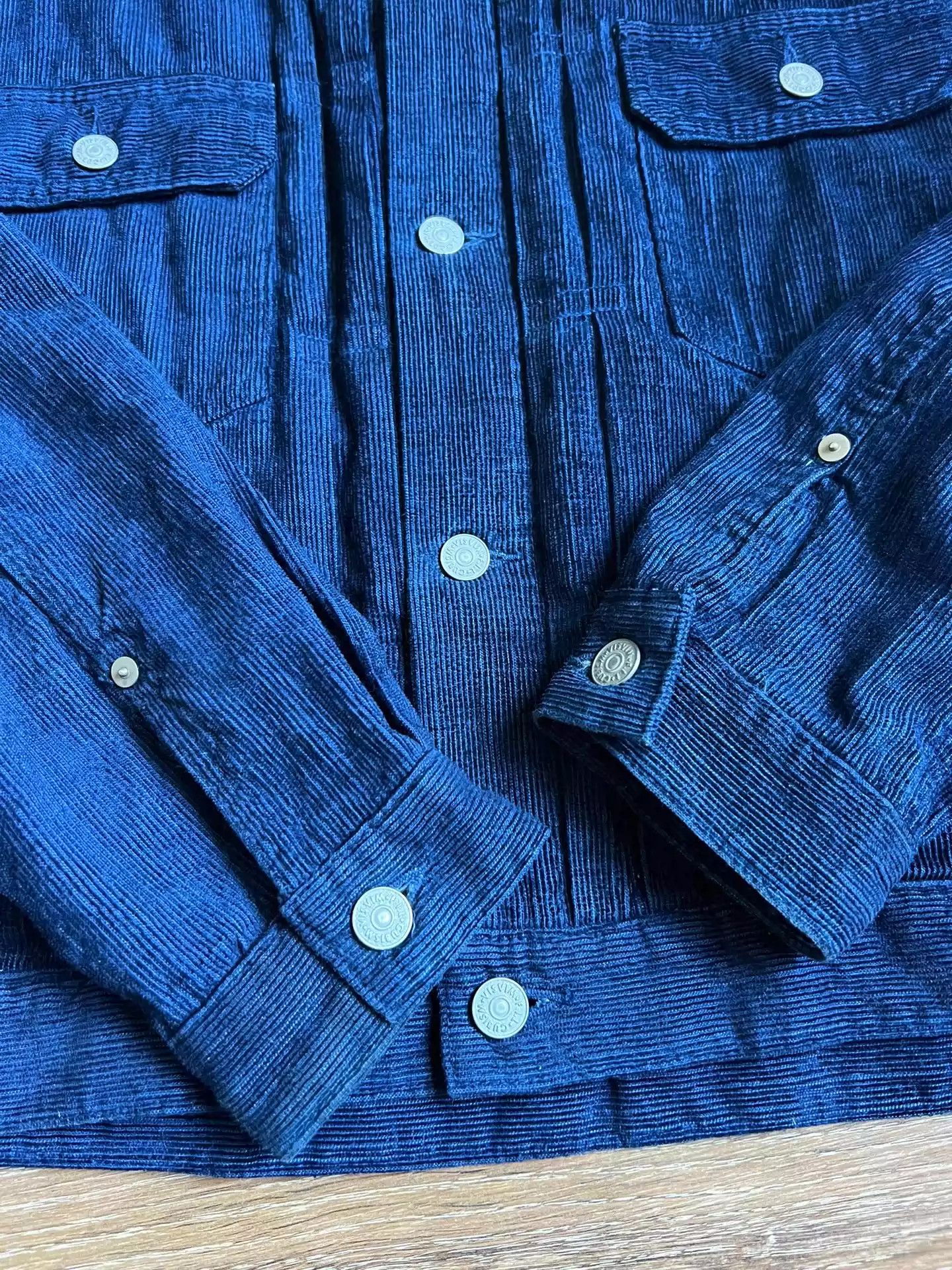Visvim Visvim corduroy indigo 101 jkt Size US L / EU 52-54 / 3 - 4 Thumbnail