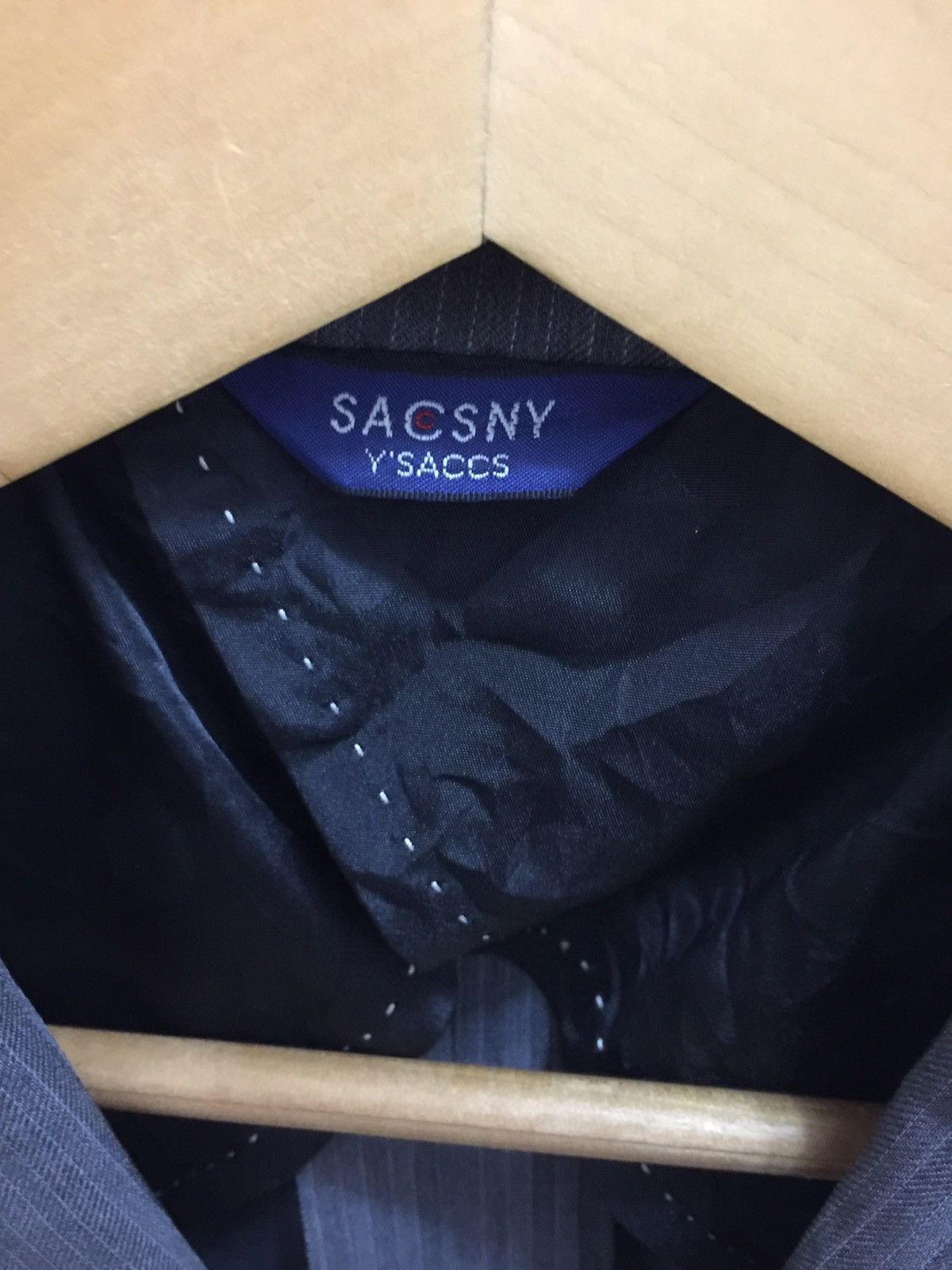 Y's × Yohji Yamamoto Yohji Yamamoto Sacsny Y'saccs Blazer Jacket Size 36S - 4 Thumbnail