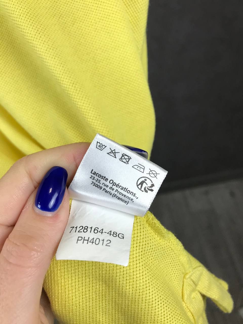 Lacoste Lacoste luxury streetwear yellow polo tee Size US S / EU 44-46 / 1 - 5 Thumbnail