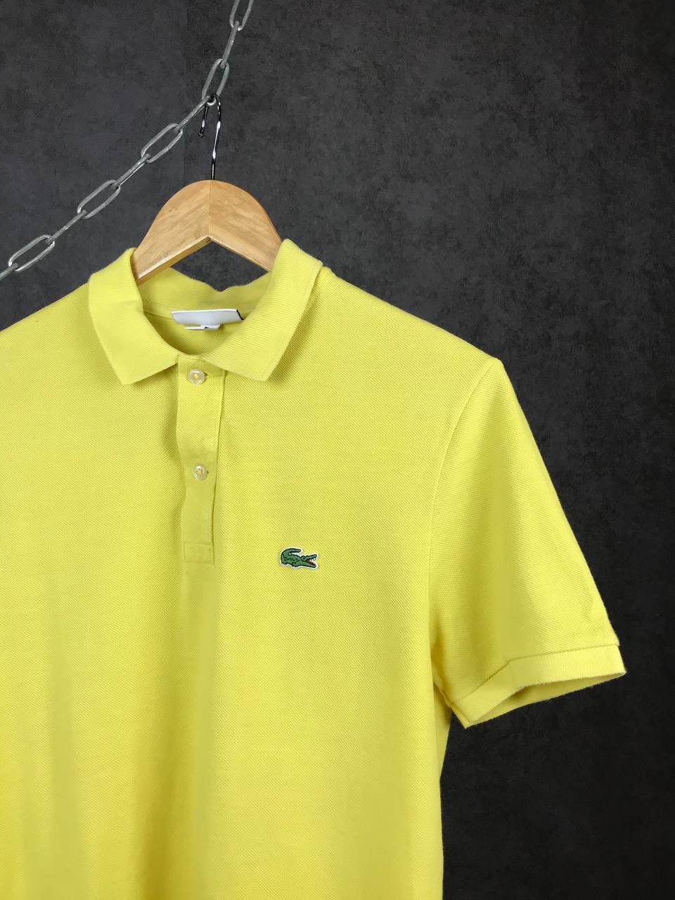 Lacoste Lacoste luxury streetwear yellow polo tee Size US S / EU 44-46 / 1 - 2 Thumbnail