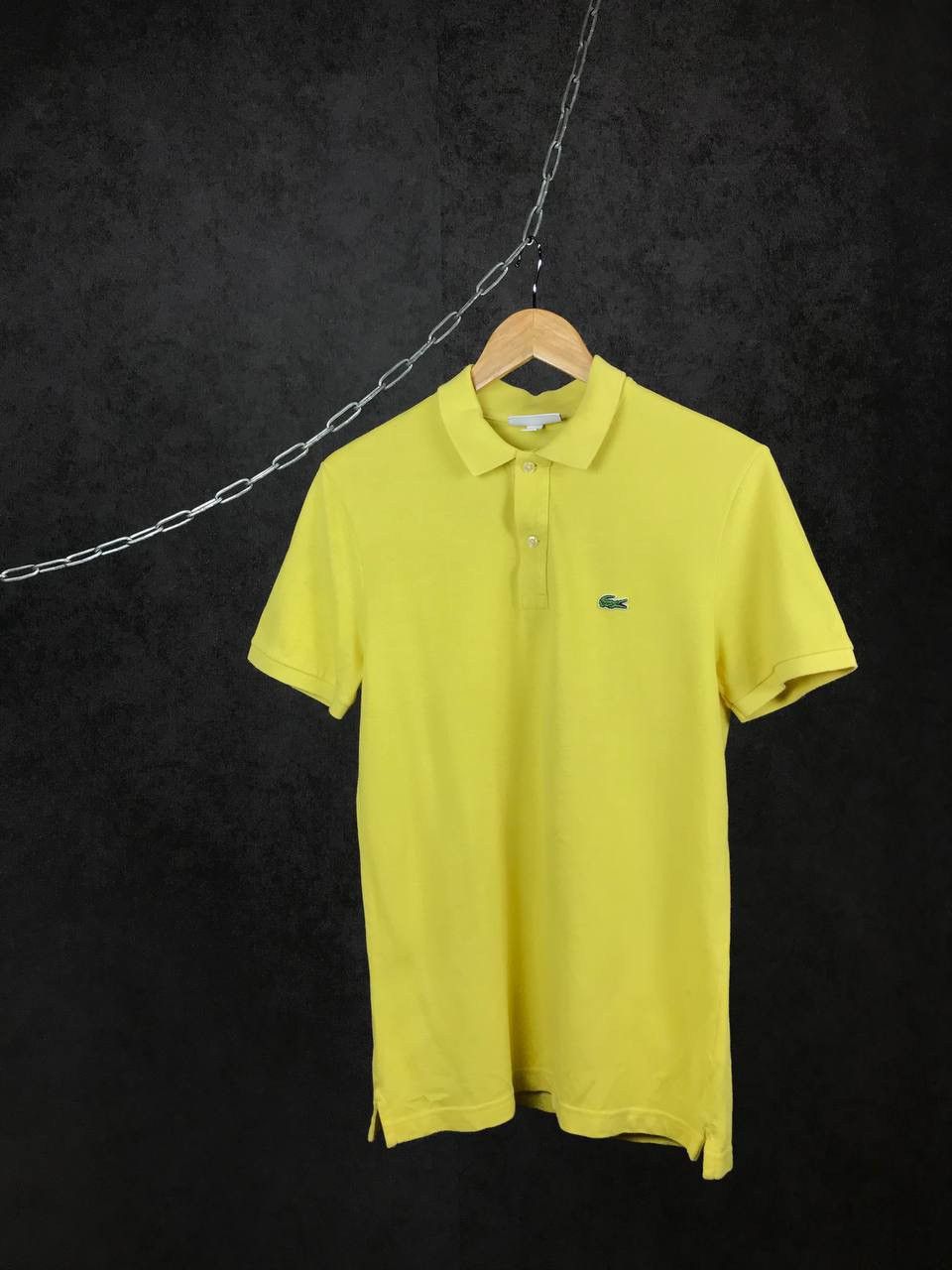 Lacoste Lacoste luxury streetwear yellow polo tee Size US S / EU 44-46 / 1 - 1 Thumbnail