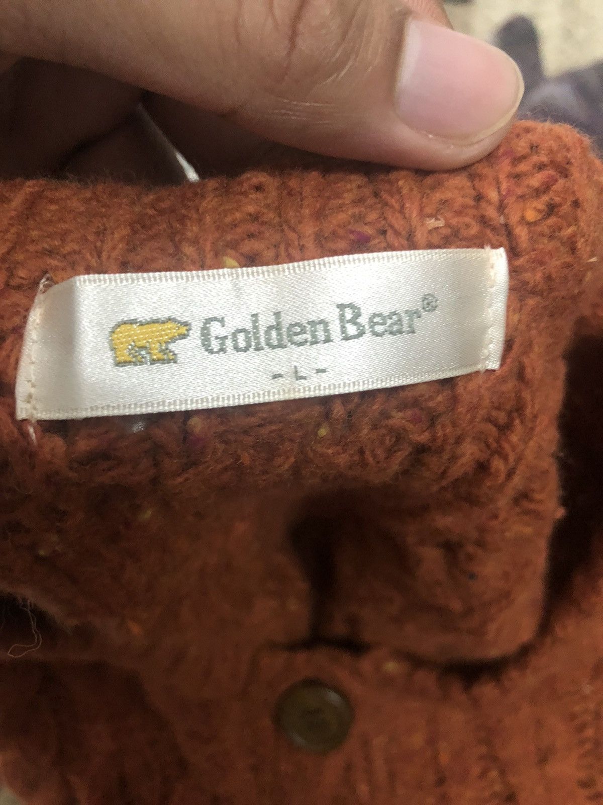 Aran Isles Knitwear Vintage Golden Bear Button Ups Knitwear Cardigan Size US M / EU 48-50 / 2 - 9 Thumbnail