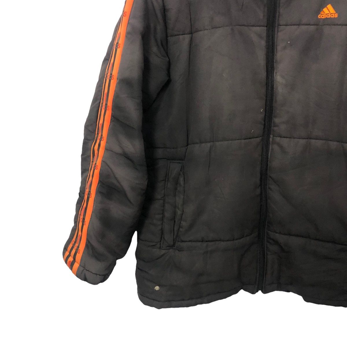 Adidas Vintage Adidas Embroidery Logo Zipper Ups Jacket Size US L / EU 52-54 / 3 - 3 Thumbnail