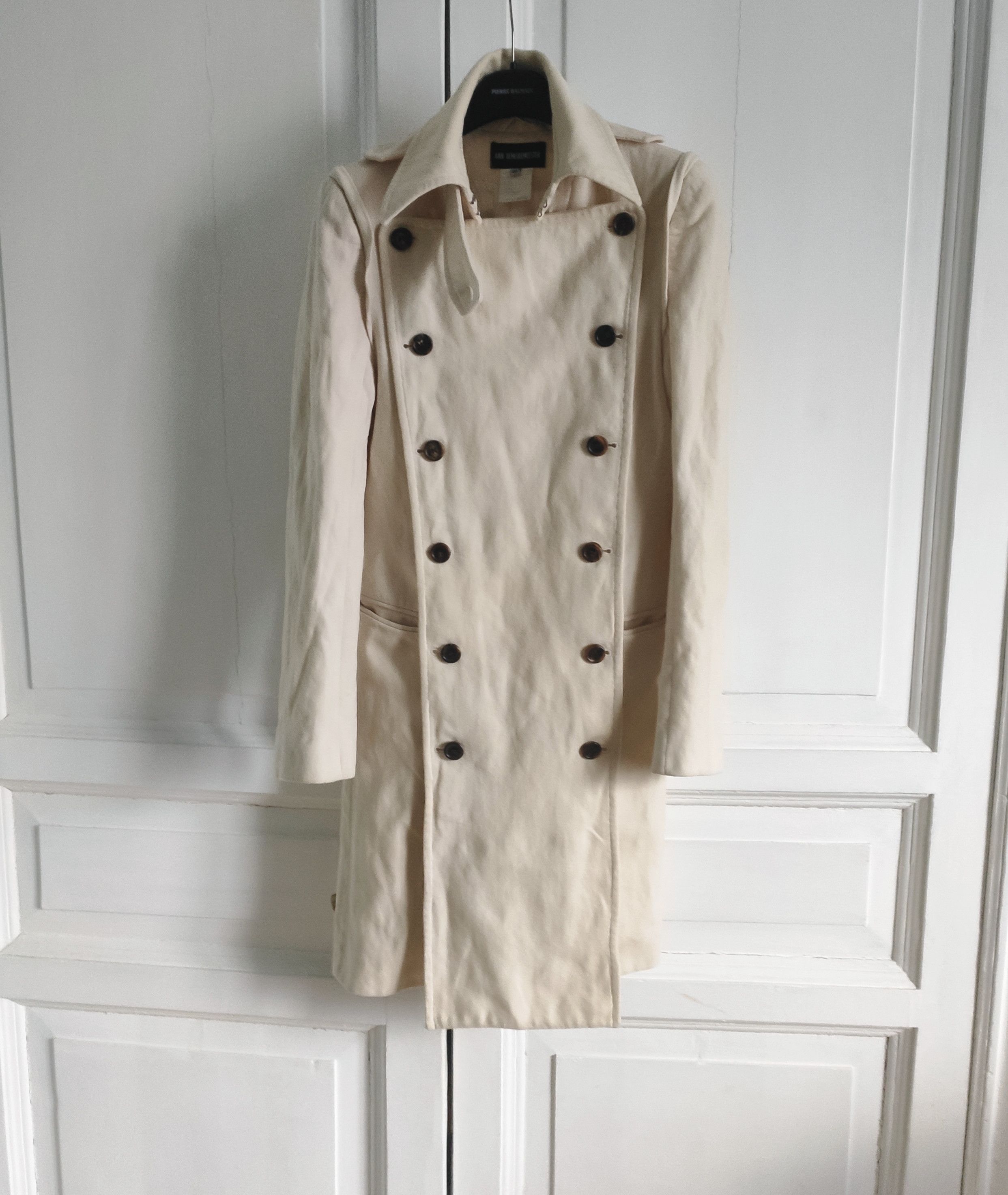 Ann Demeulemeester FW04 Runway coat.Like Dries van Noten or Raf Simons Size S / US 4 / IT 40 - 3 Thumbnail