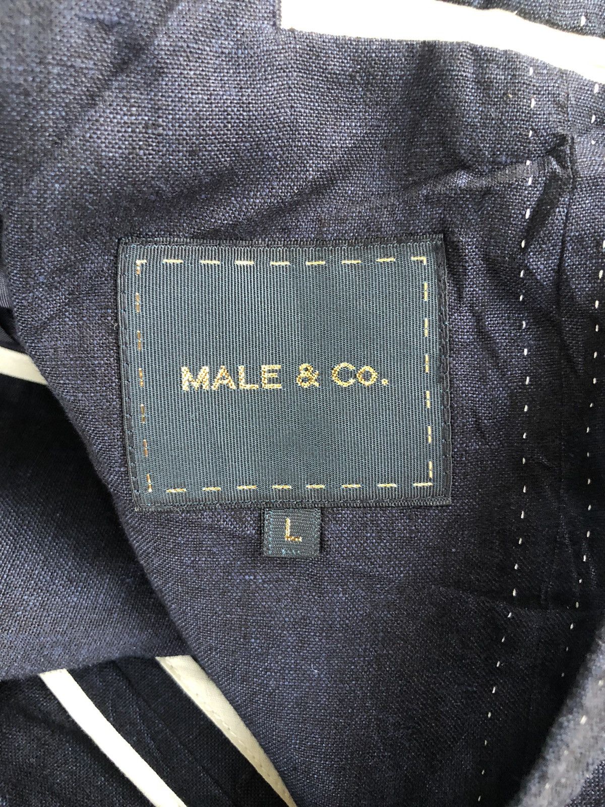 Japanese Brand Vintage Male & Co. Blazer Coat Jacket Size US M / EU 48-50 / 2 - 10 Thumbnail
