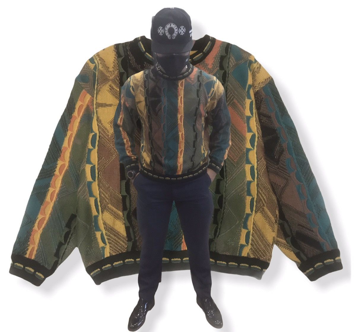 Giovanni Valentino Giovanni Uomo Coogi Inspire Mix Multicolour Knitwear Size US L / EU 52-54 / 3 - 8 Thumbnail