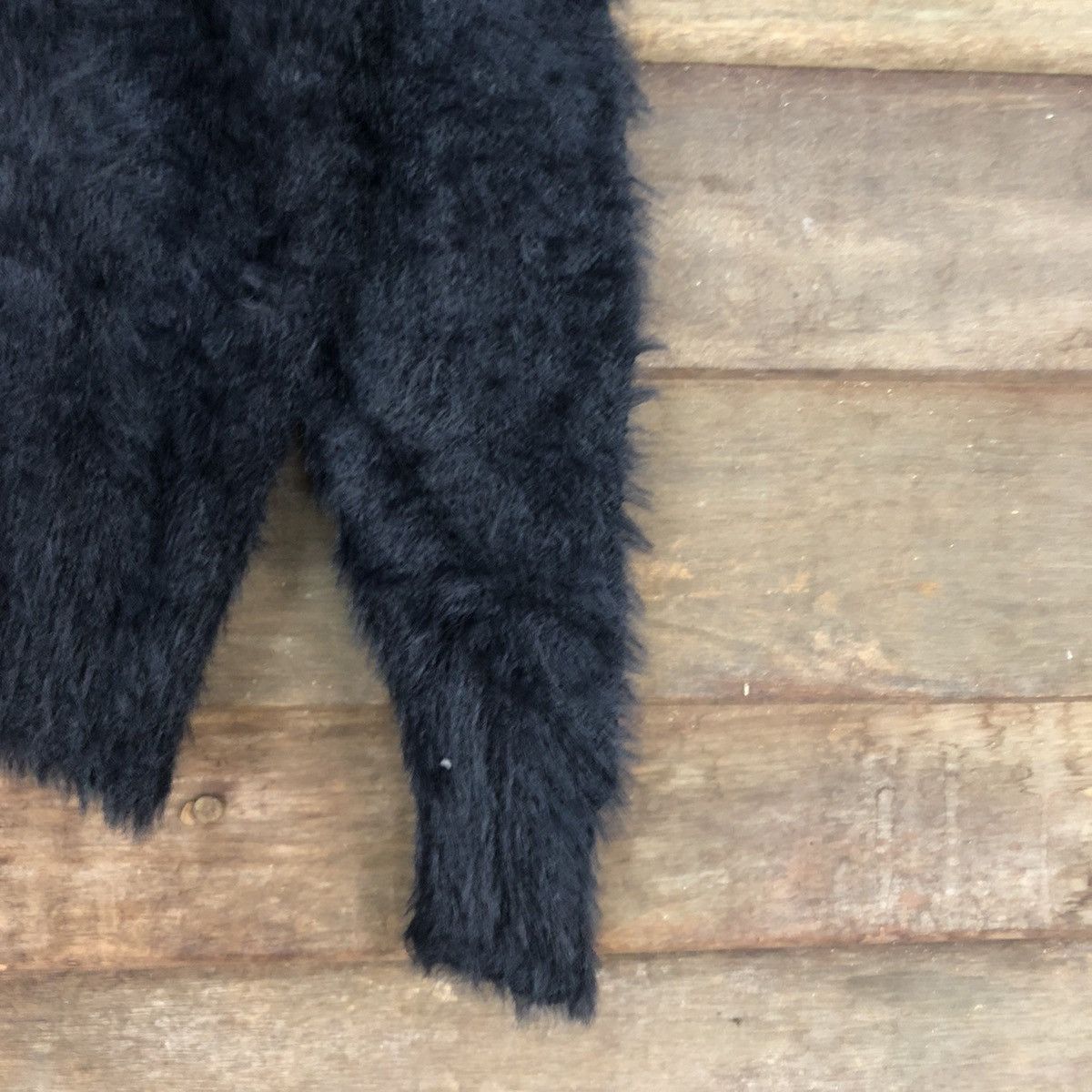 Homespun Knitwear Japan Black Mohair fur Shag Shaggy Knitwear #c1079DL Size US L / EU 52-54 / 3 - 4 Thumbnail