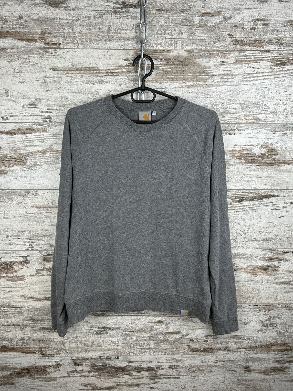 Carhartt × Carhartt Wip × Vintage Mens Vintage Carhartt Wip Sweatshirt Capital Sweat Tee y2k Size US S / EU 44-46 / 1 - 1 Thumbnail