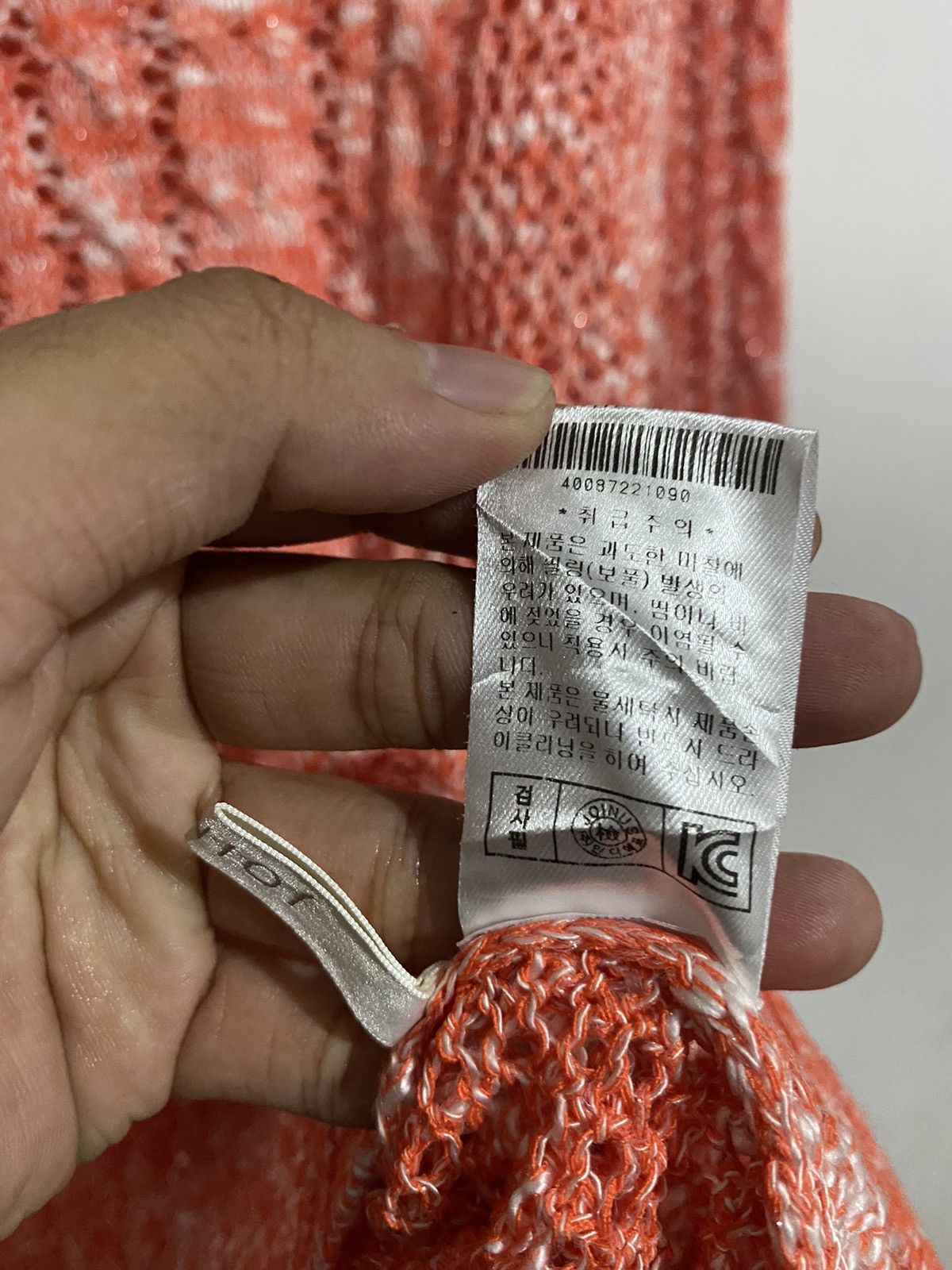 Hysteric Glamour 💸BINDINGOFFER💸Joinus Knitted Fishnet Orange Junya Style Size US M / EU 48-50 / 2 - 7 Thumbnail
