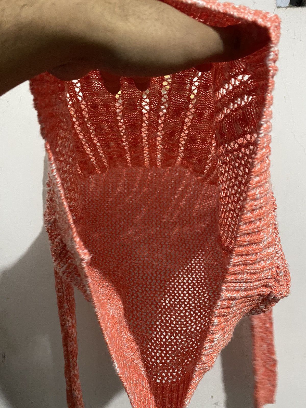 Hysteric Glamour 💸BINDINGOFFER💸Joinus Knitted Fishnet Orange Junya Style Size US M / EU 48-50 / 2 - 5 Thumbnail