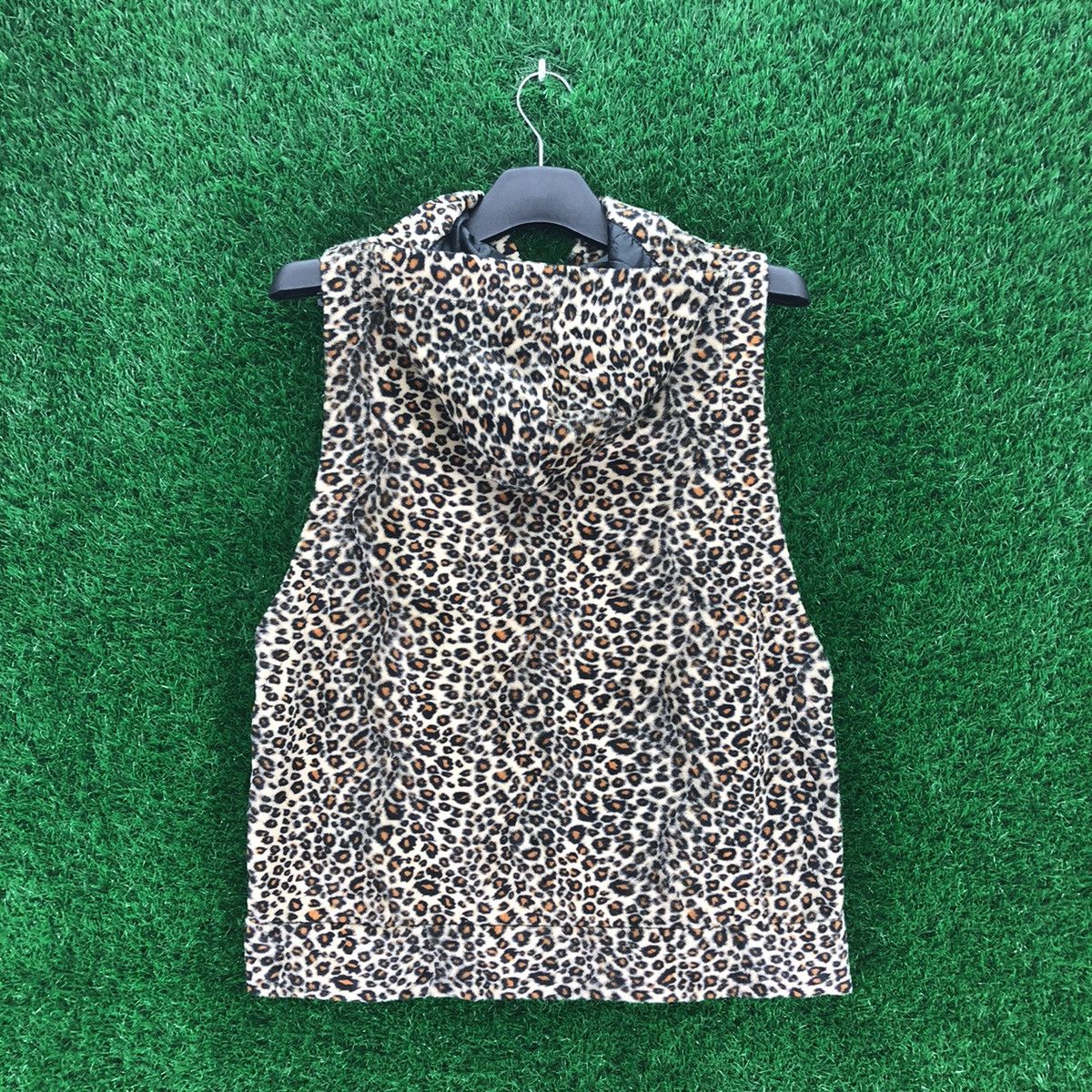 Japanese Brand Vintage Leopard Punk Vest Hoodie Zipper Size M / US 6-8 / IT 42-44 - 4 Thumbnail
