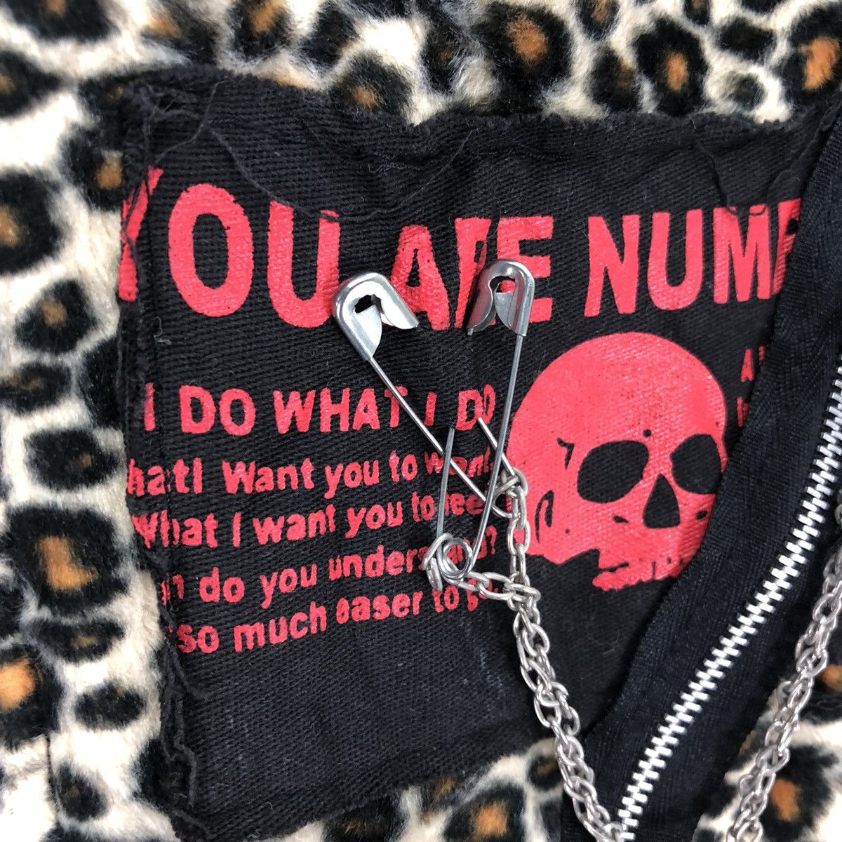 Japanese Brand Vintage Leopard Punk Vest Hoodie Zipper Size M / US 6-8 / IT 42-44 - 7 Thumbnail