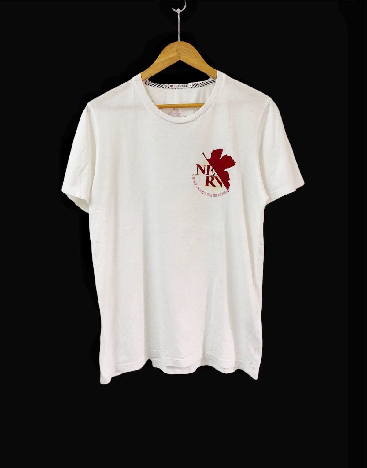 Anime 00s Neon Genesis Evangelion Nerv Quote tee Size US L / EU 52-54 / 3 - 6 Thumbnail