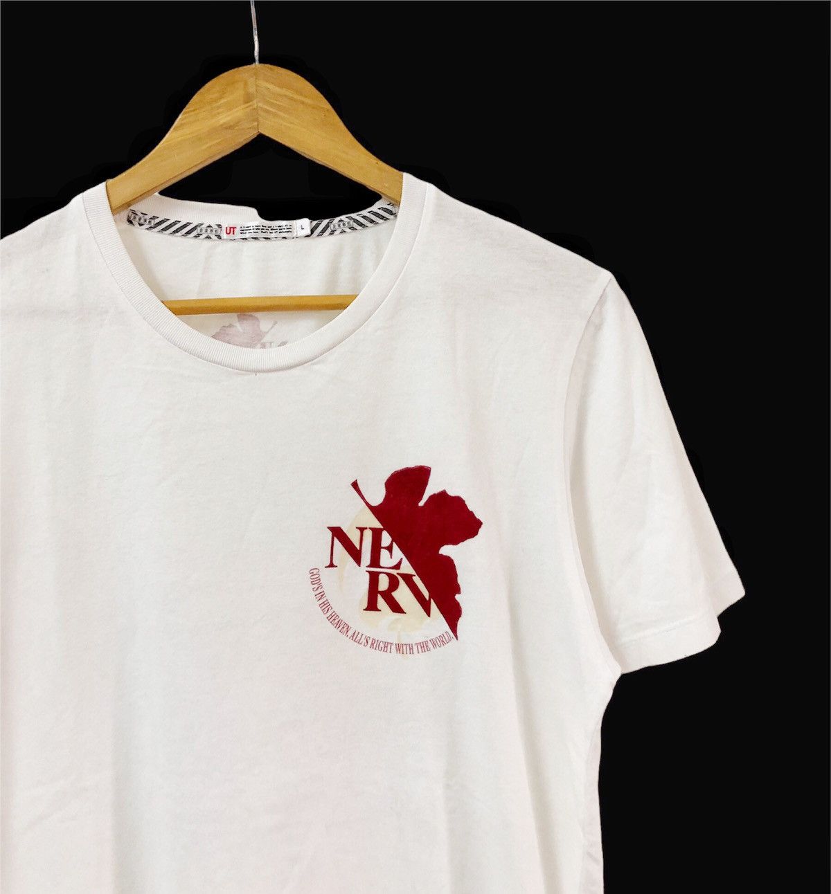 Anime 00s Neon Genesis Evangelion Nerv Quote tee Size US L / EU 52-54 / 3 - 7 Thumbnail