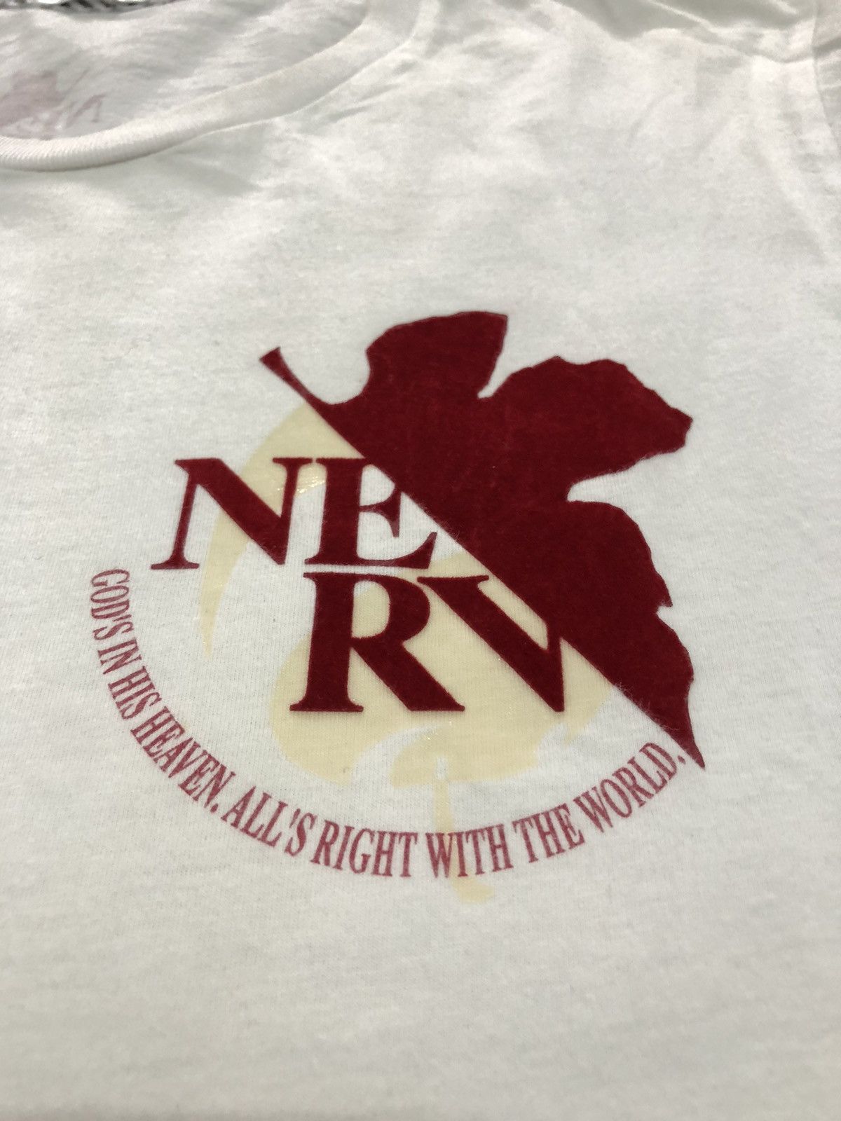 Anime 00s Neon Genesis Evangelion Nerv Quote tee Size US L / EU 52-54 / 3 - 11 Thumbnail
