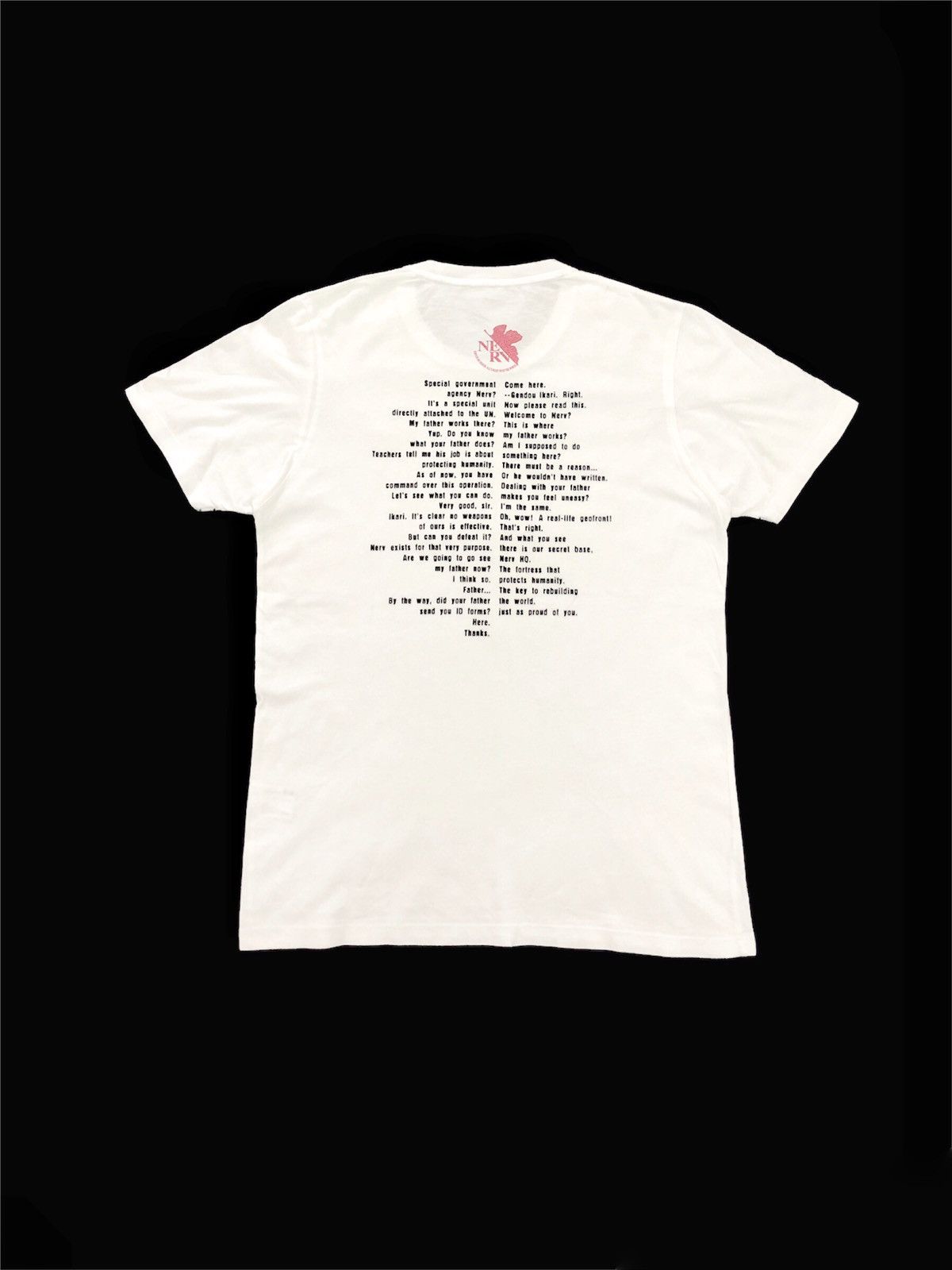 Anime 00s Neon Genesis Evangelion Nerv Quote tee Size US L / EU 52-54 / 3 - 4 Thumbnail