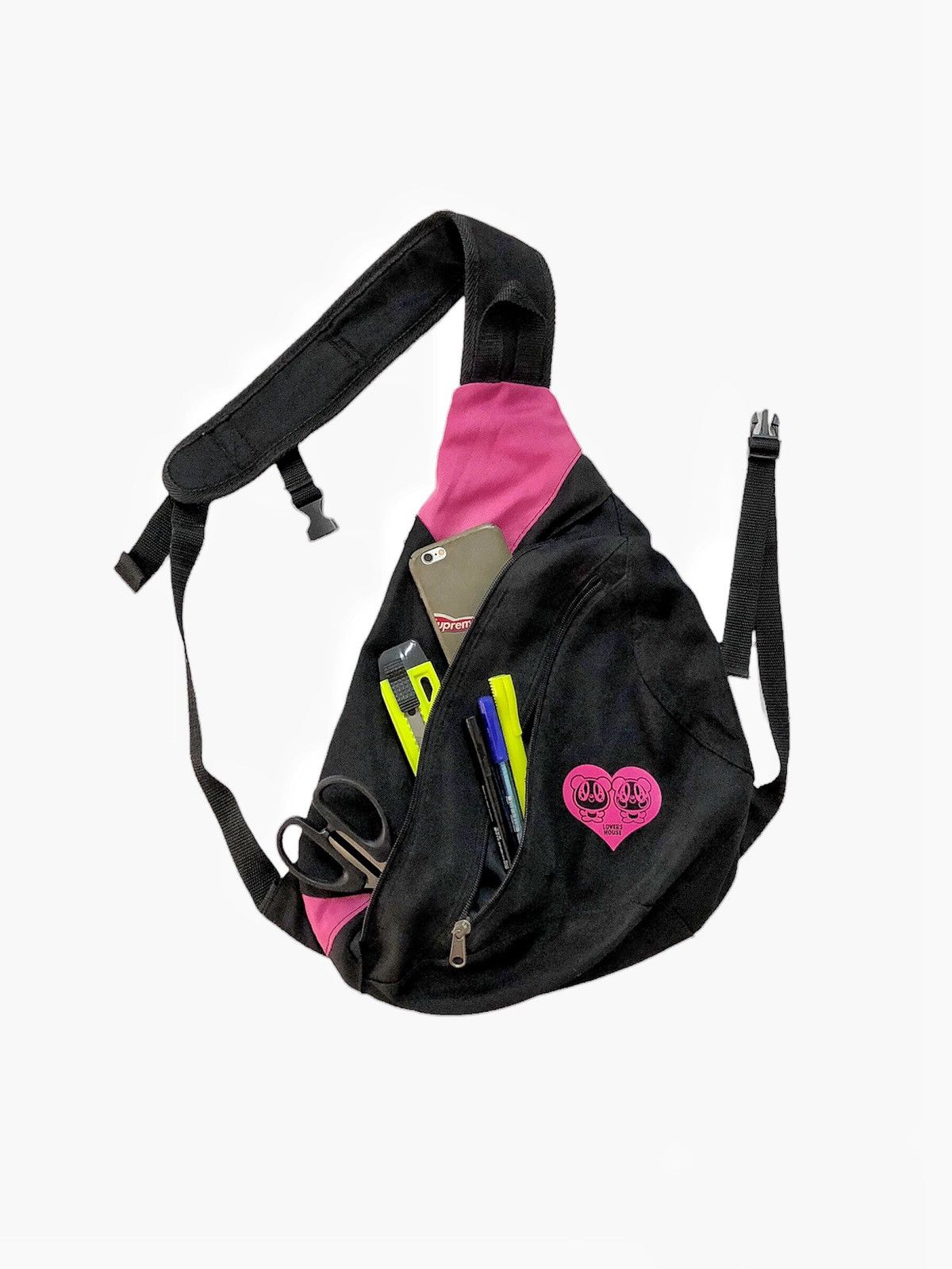 Beauty Beast x Hysteric Glamour 90's Lover House By Super Lover Japan Crossbody Bag in Black, Men's