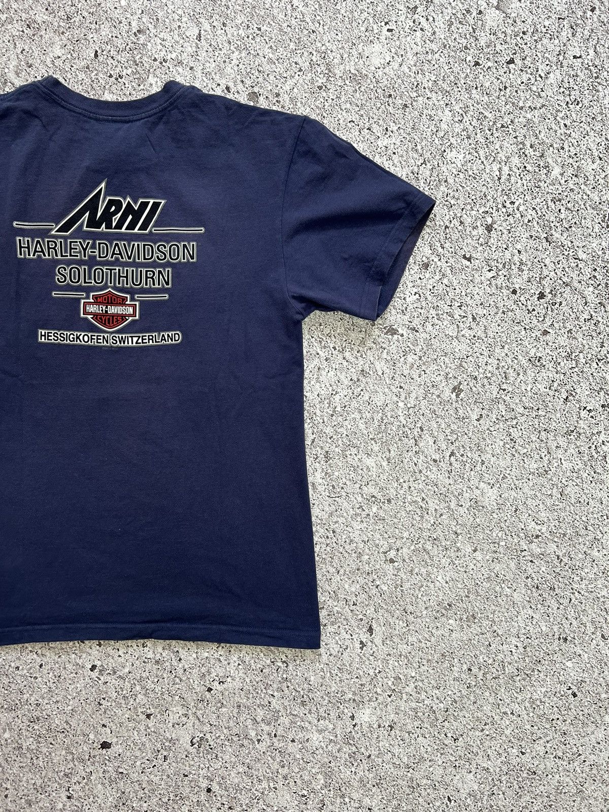 Band Tees × Harley Davidson × Vintage Vintage shirt Harley Davidson Solothurn motorcycles graphic Size US L / EU 52-54 / 3 - 6 Thumbnail