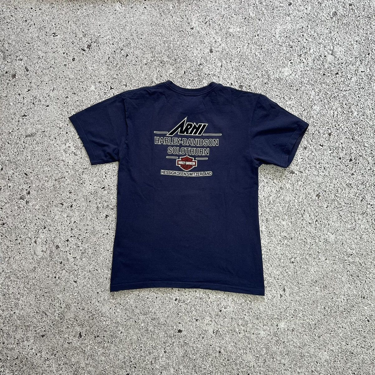 Band Tees × Harley Davidson × Vintage Vintage shirt Harley Davidson Solothurn motorcycles graphic Size US L / EU 52-54 / 3 - 4 Thumbnail
