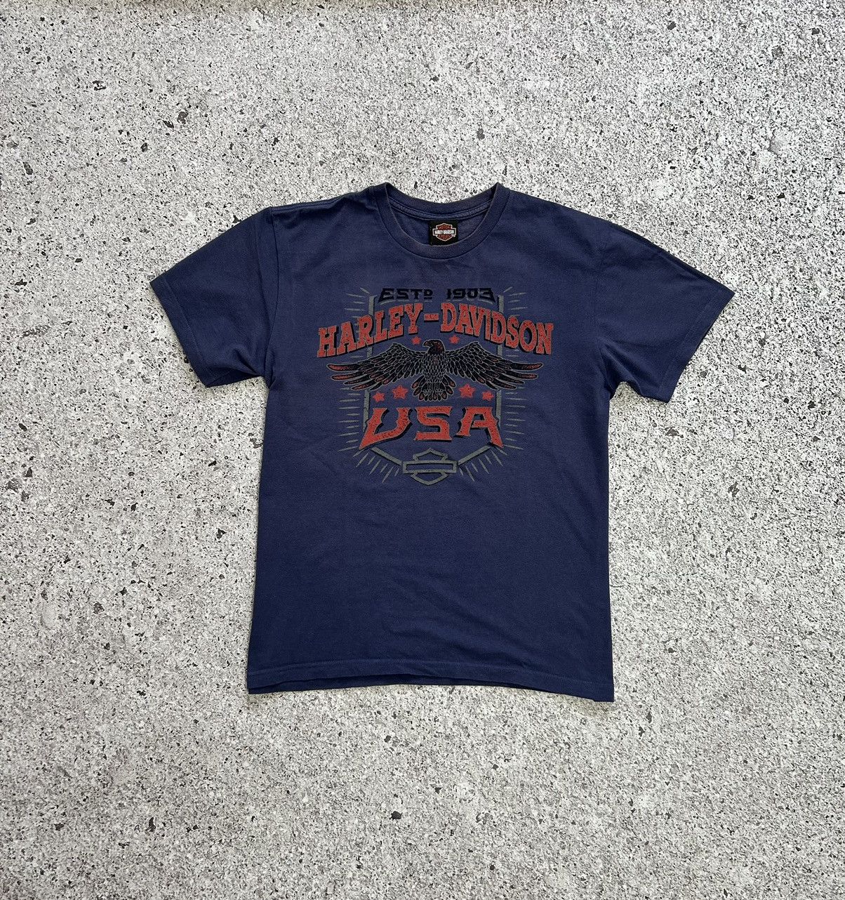 Band Tees × Harley Davidson × Vintage Vintage shirt Harley Davidson Solothurn motorcycles graphic Size US L / EU 52-54 / 3 - 1 Thumbnail