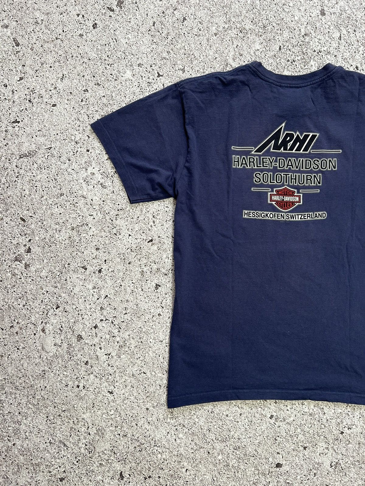 Band Tees × Harley Davidson × Vintage Vintage shirt Harley Davidson Solothurn motorcycles graphic Size US L / EU 52-54 / 3 - 5 Thumbnail
