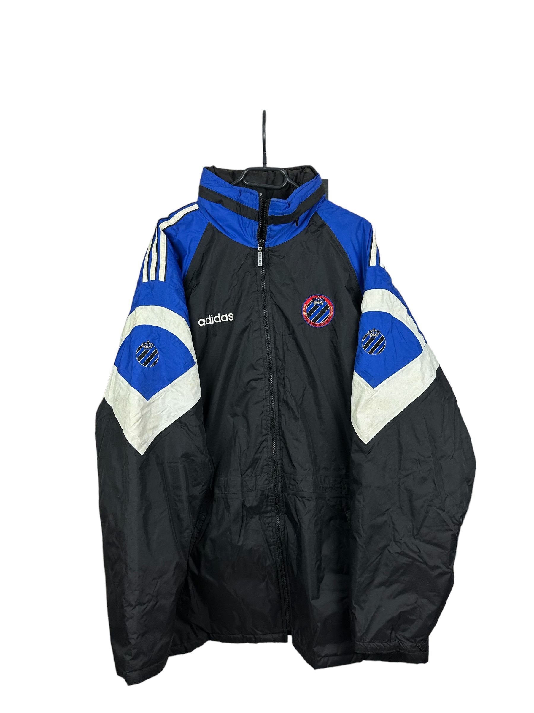 Vintage Adidas Club Brugge Football Jacket Track Top Y2K