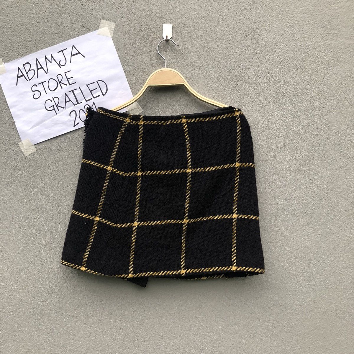 agnes b. Vintage Agnes B Plaid Skirt Size 29" - 7 Thumbnail