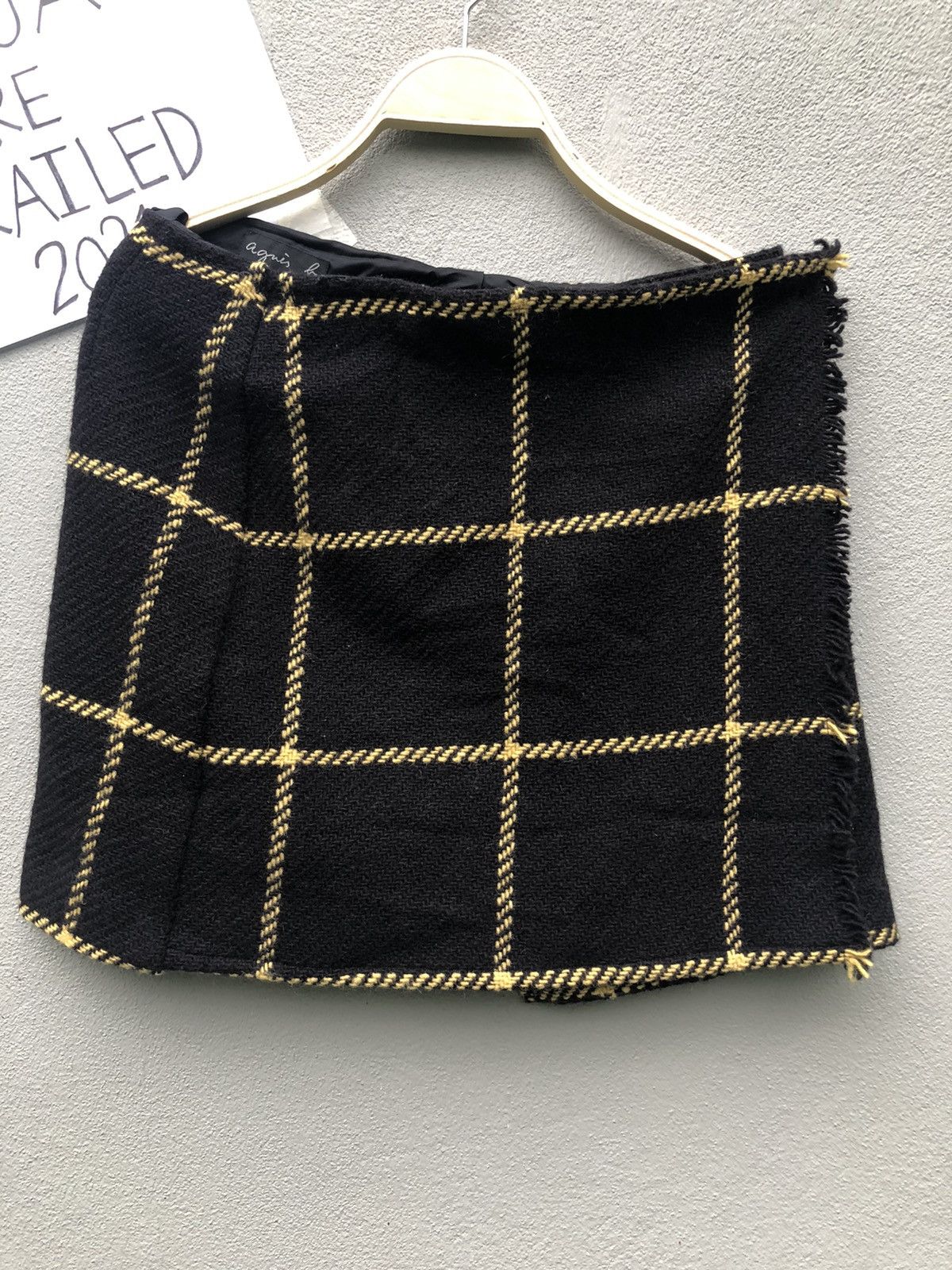 agnes b. Vintage Agnes B Plaid Skirt Size 29" - 4 Thumbnail