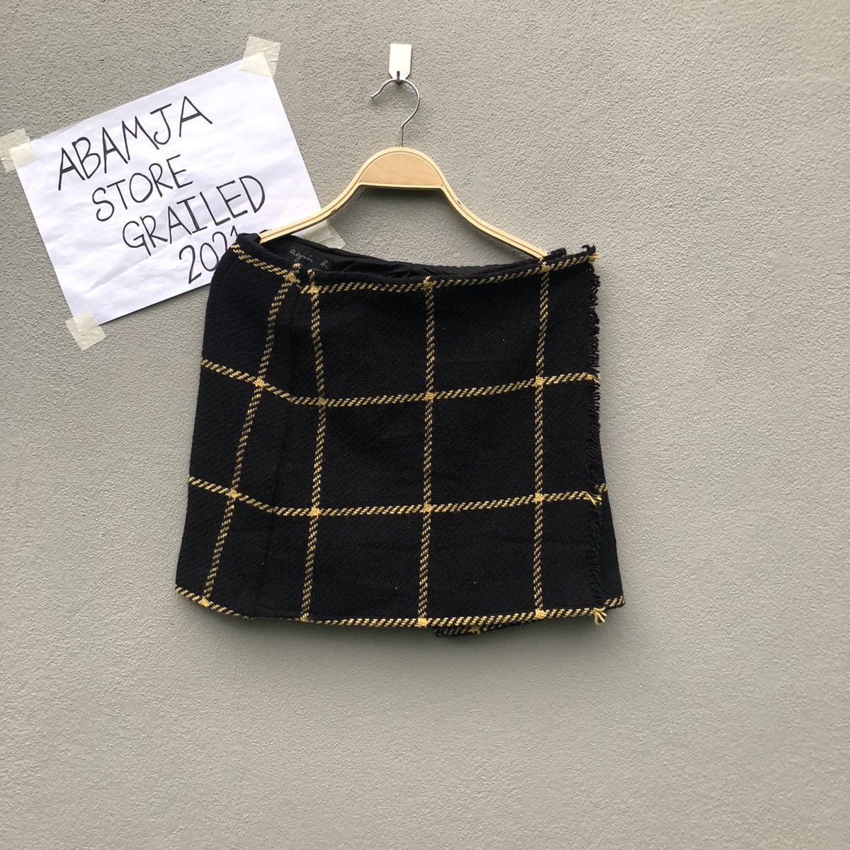 agnes b. Vintage Agnes B Plaid Skirt Size 29" - 1 Thumbnail