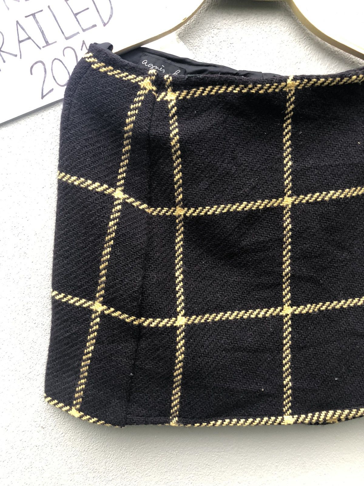 agnes b. Vintage Agnes B Plaid Skirt Size 29" - 3 Thumbnail