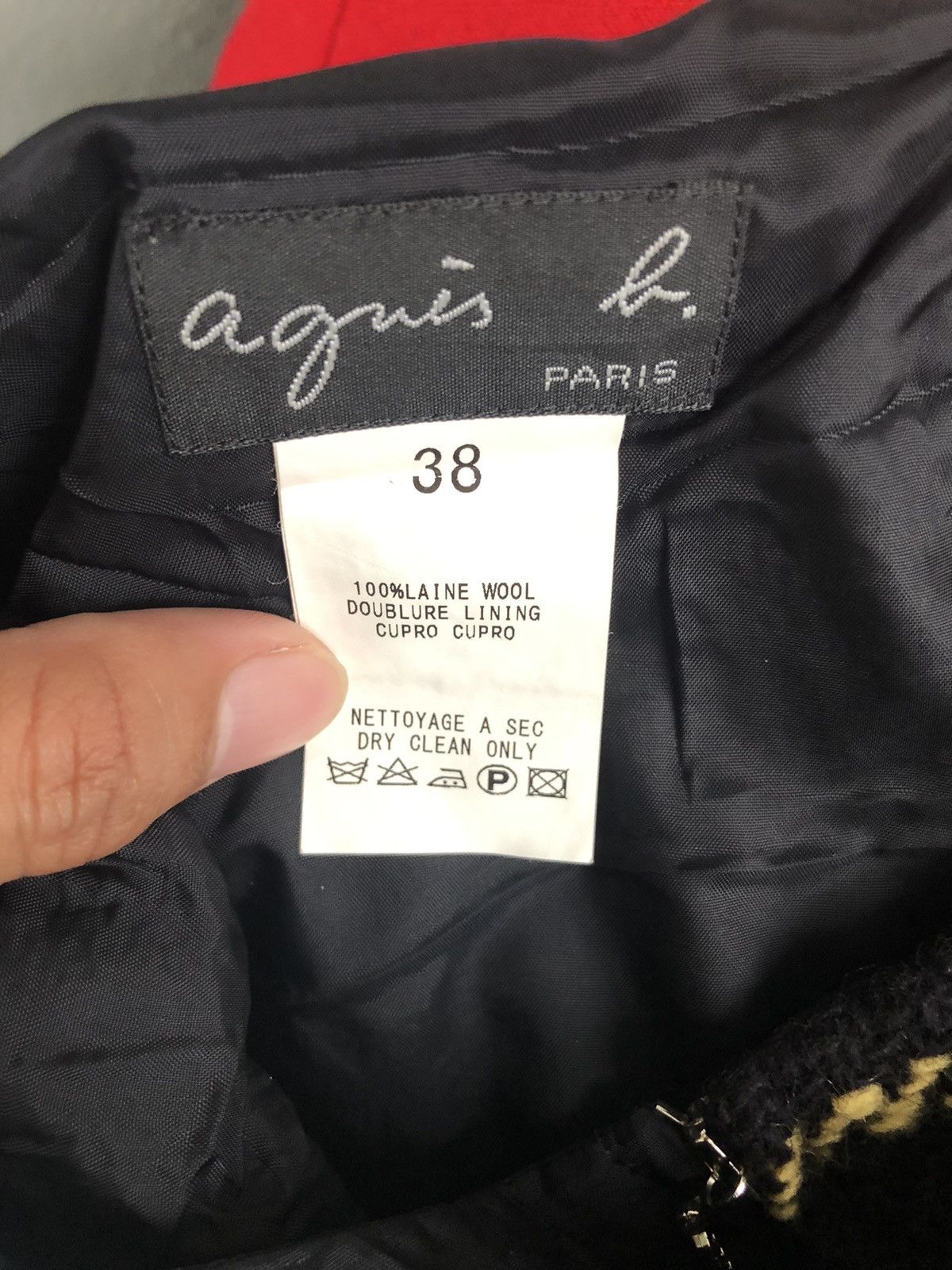 agnes b. Vintage Agnes B Plaid Skirt Size 29" - 11 Thumbnail